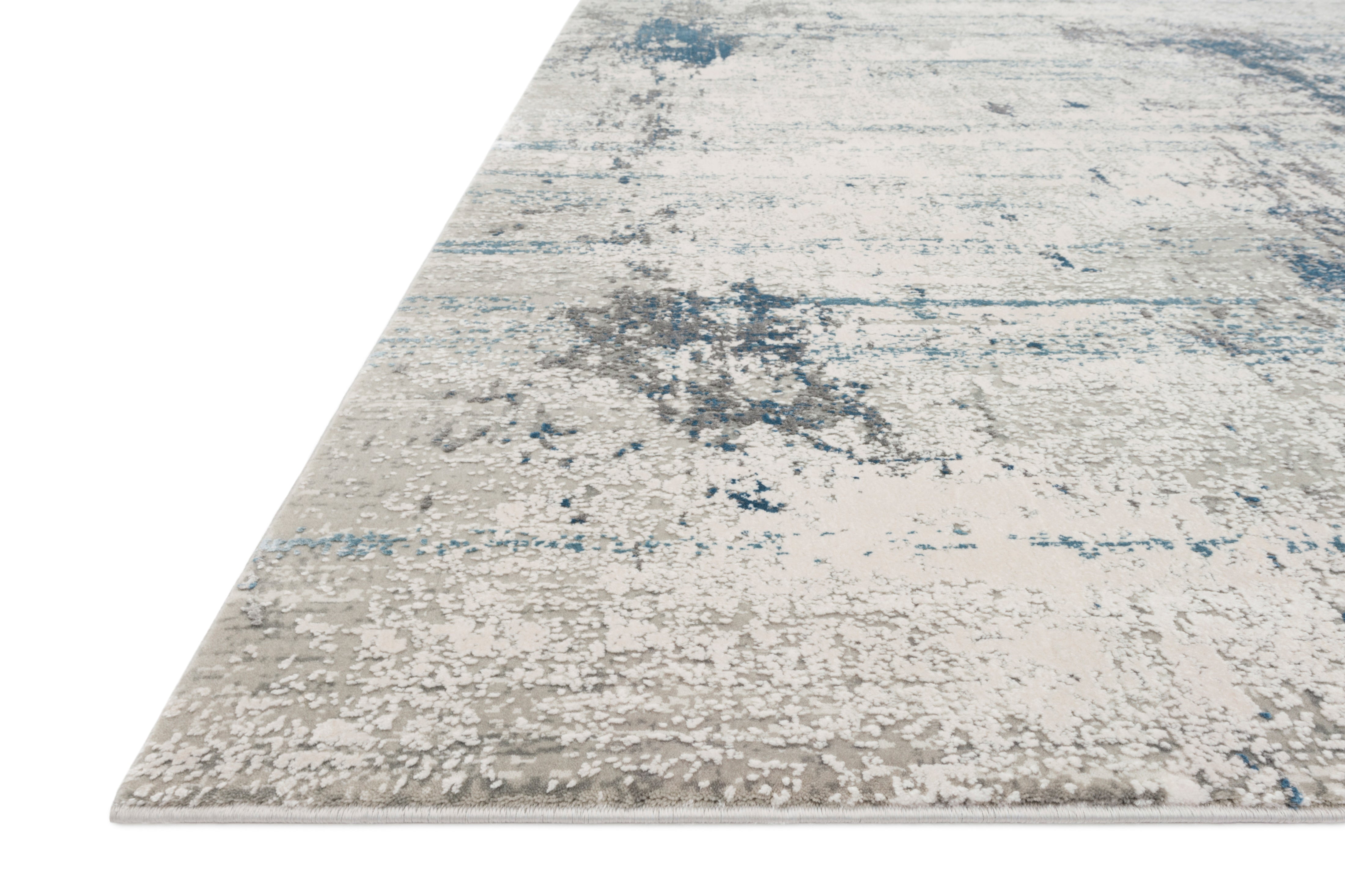 Loloi Sienne Ivory / Ocean Rug RUGS - synthetic Loloi