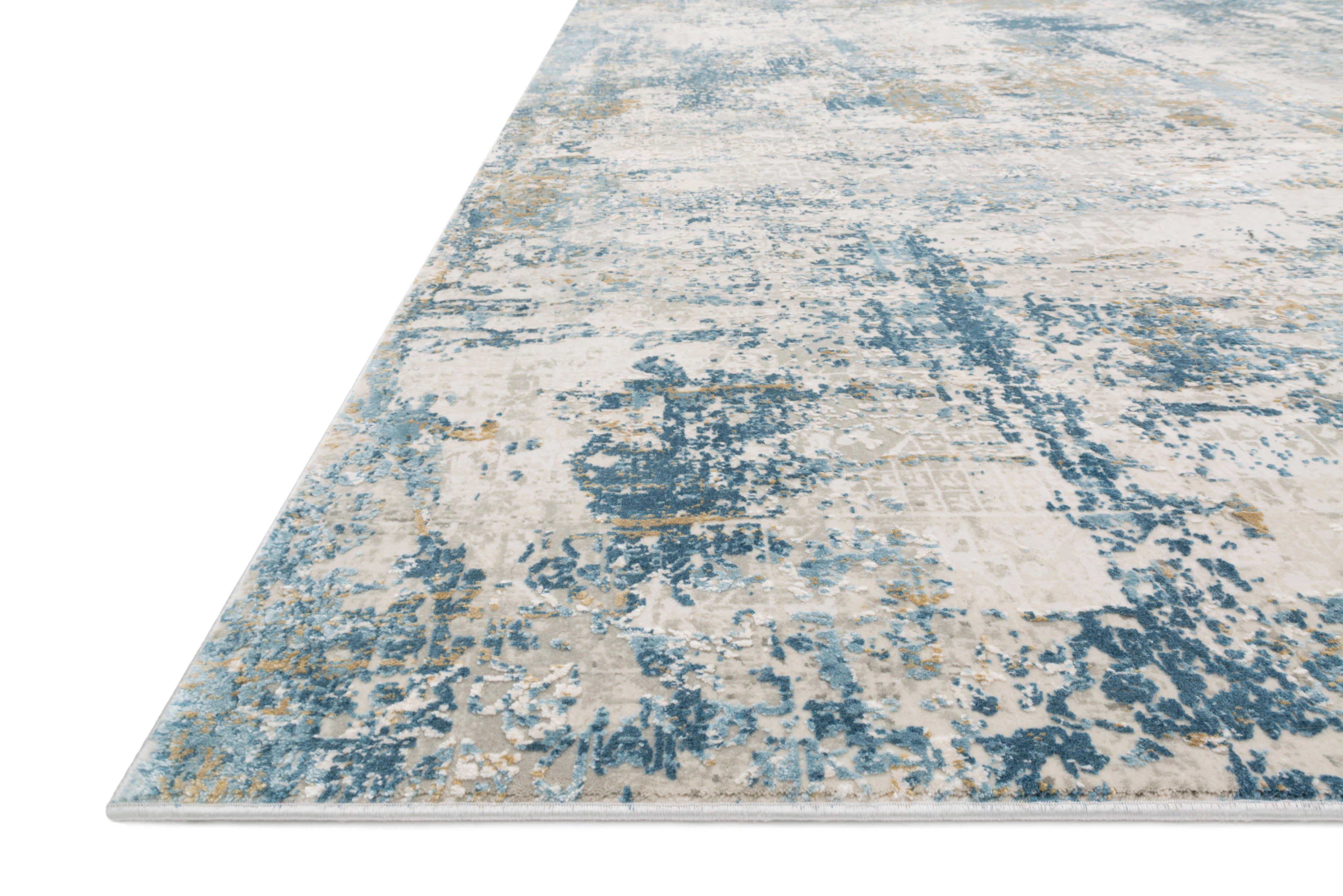 Loloi Sienne Grey / Blue Rug Loloi