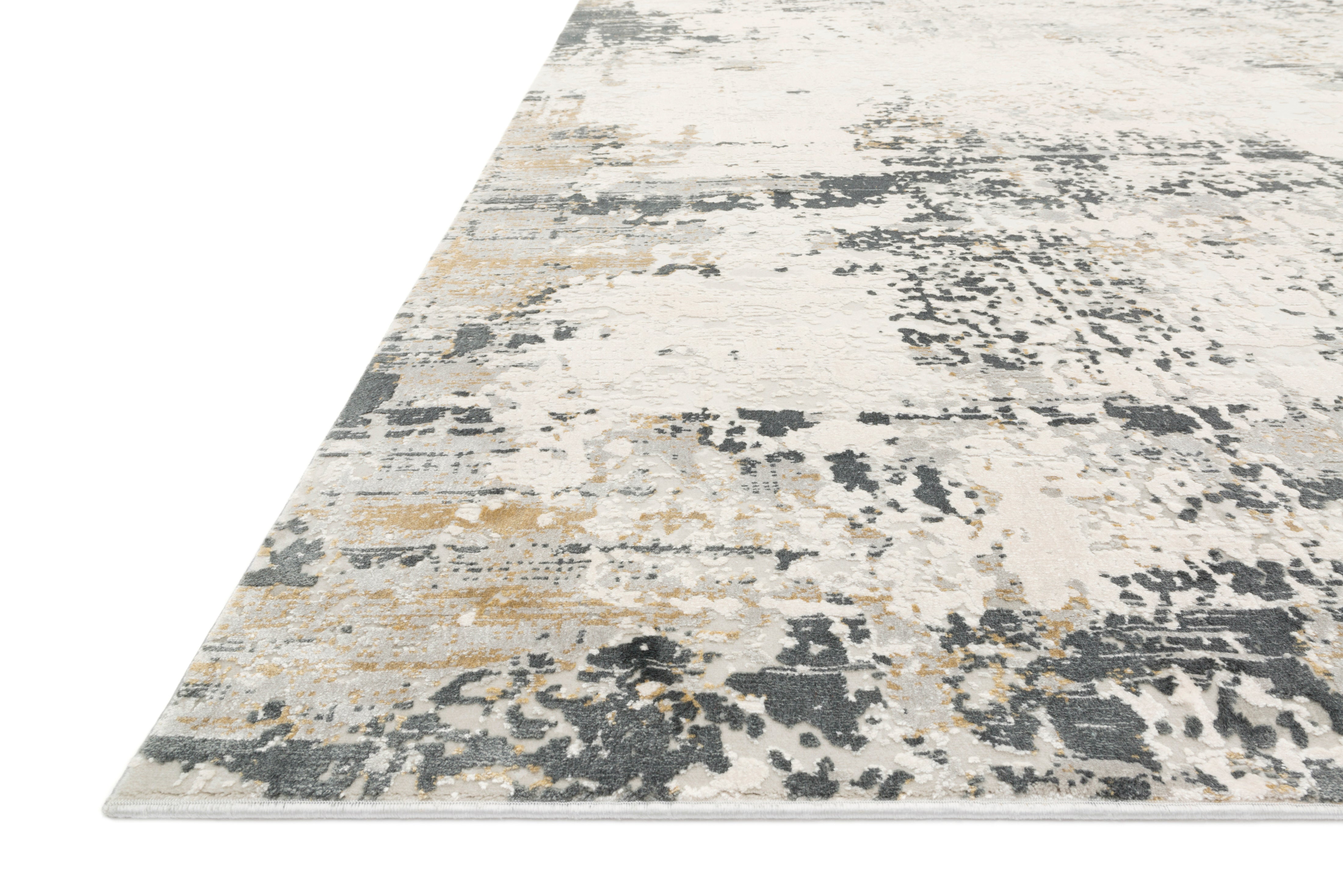 Loloi Sienne Ivory / Granite Rug RUGS - synthetic Loloi