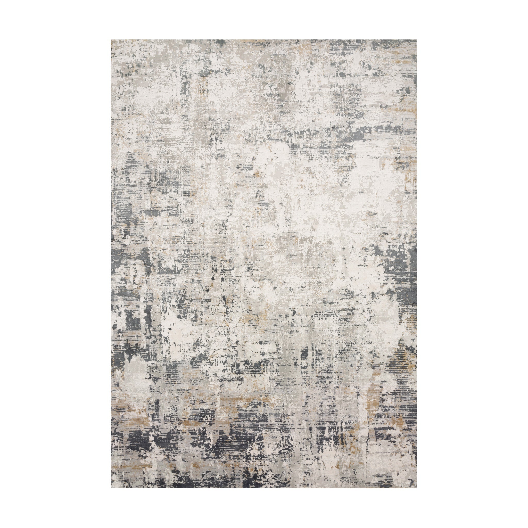 Loloi Sienne Ivory / Granite Rug RUGS - synthetic Loloi 18" x 18"