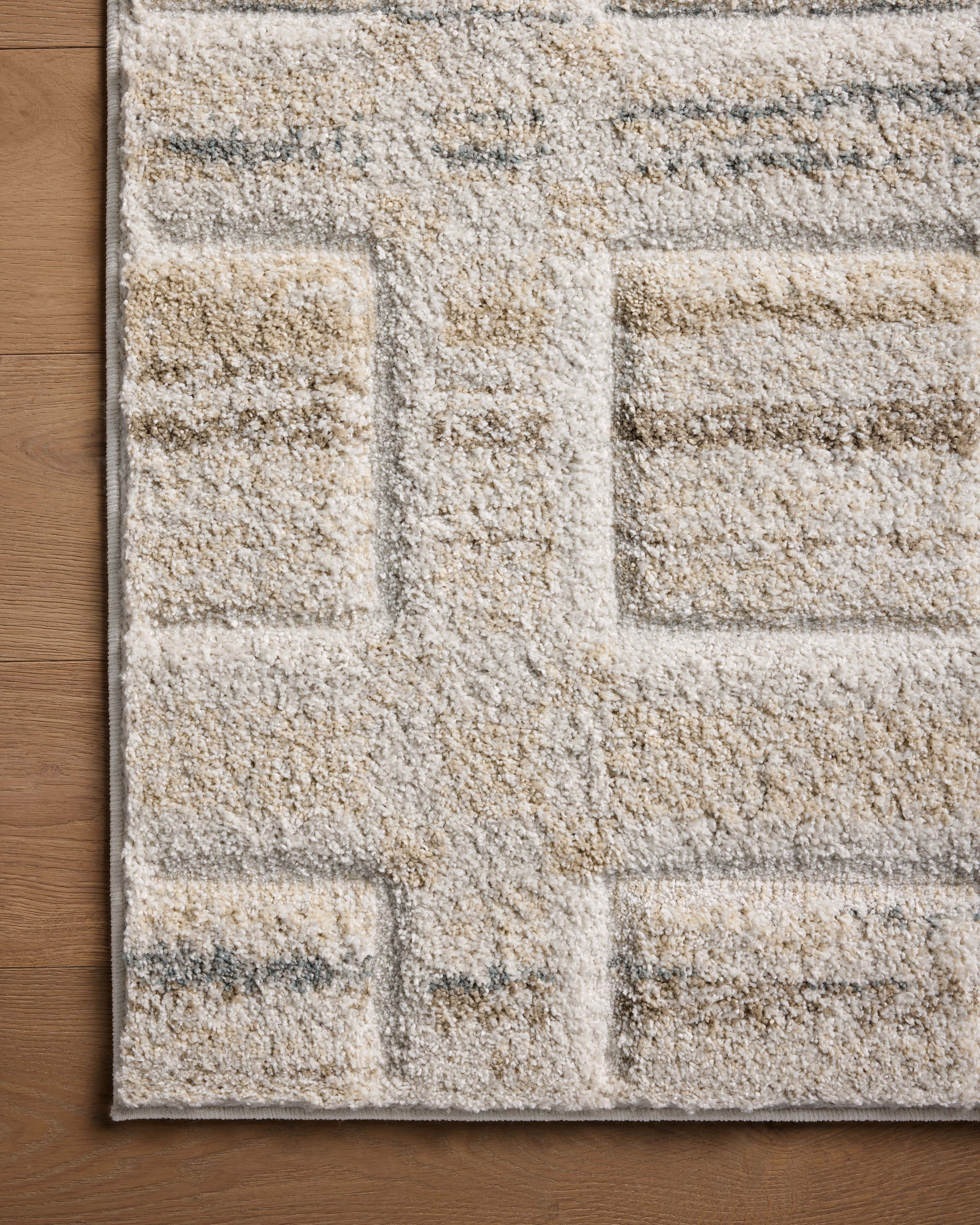 Loloi Silas Bone / Multi Runner Rug Loloi