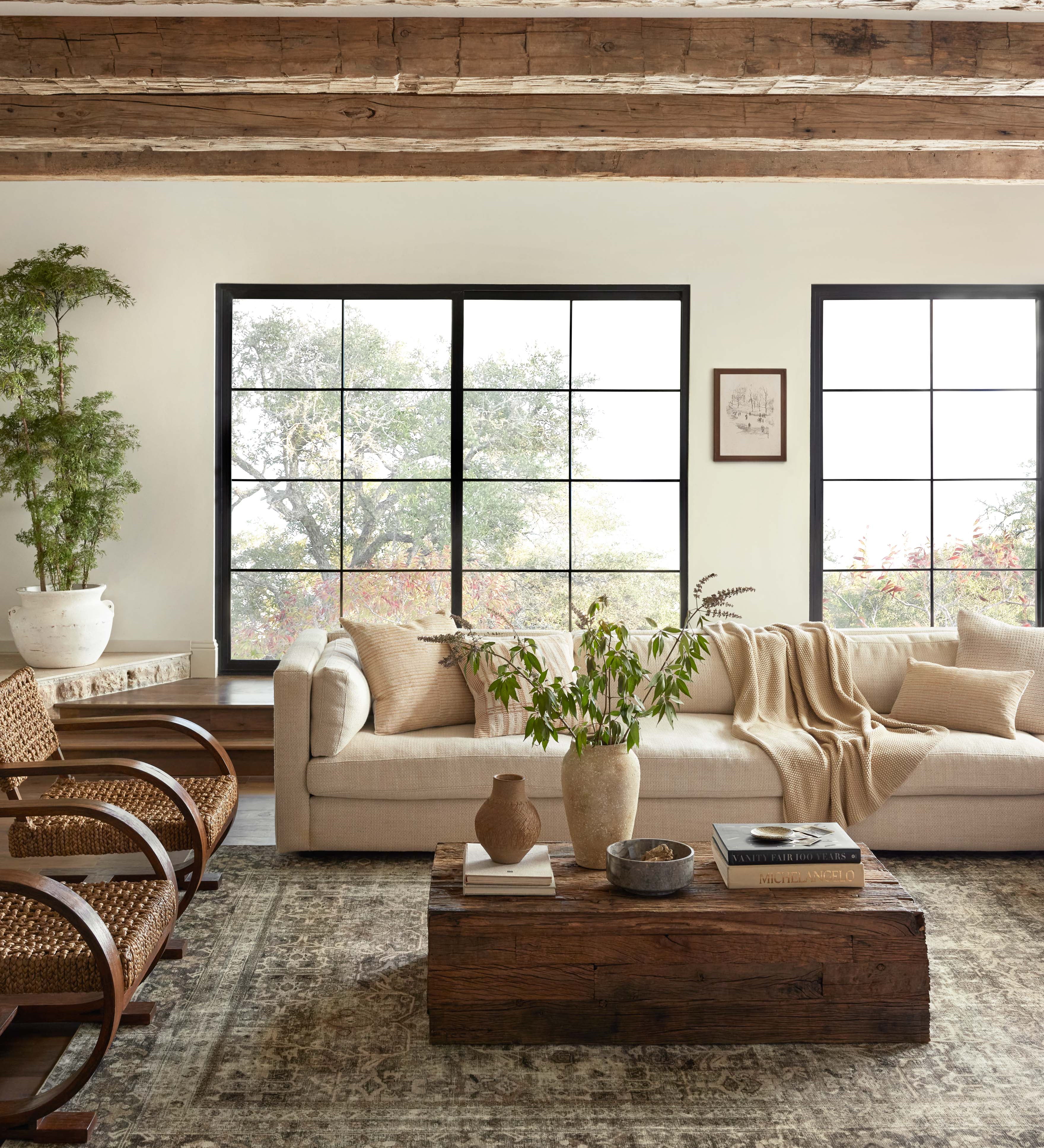 Magnolia Home by Joanna Gaines x Loloi Sinclair Pebble / Taupe Rug 0-RUGS-patterned Loloi