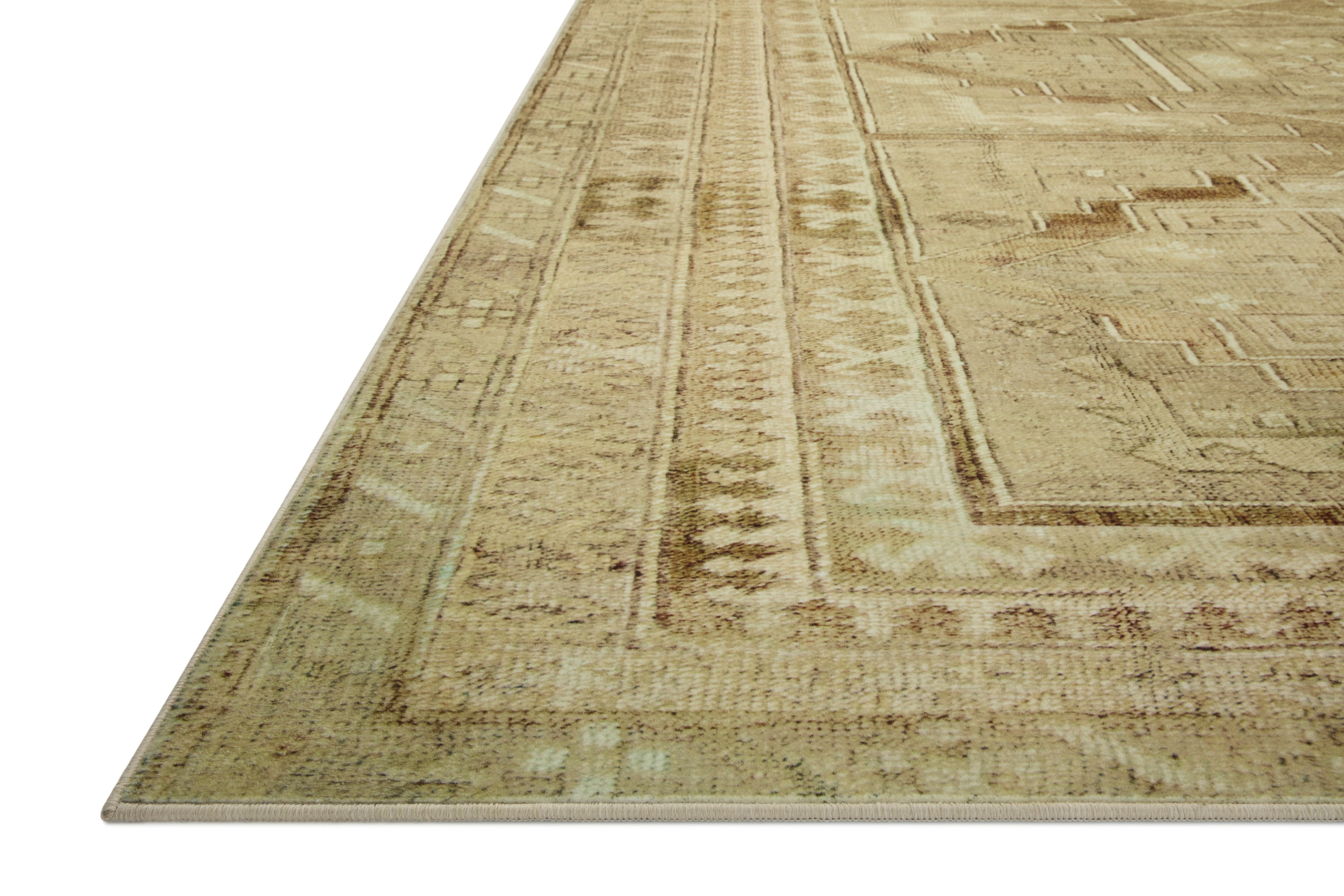 Joanna Gaines x Loloi Sinclair Khaki / Tobacco Rug RUGS - synthetic Loloi