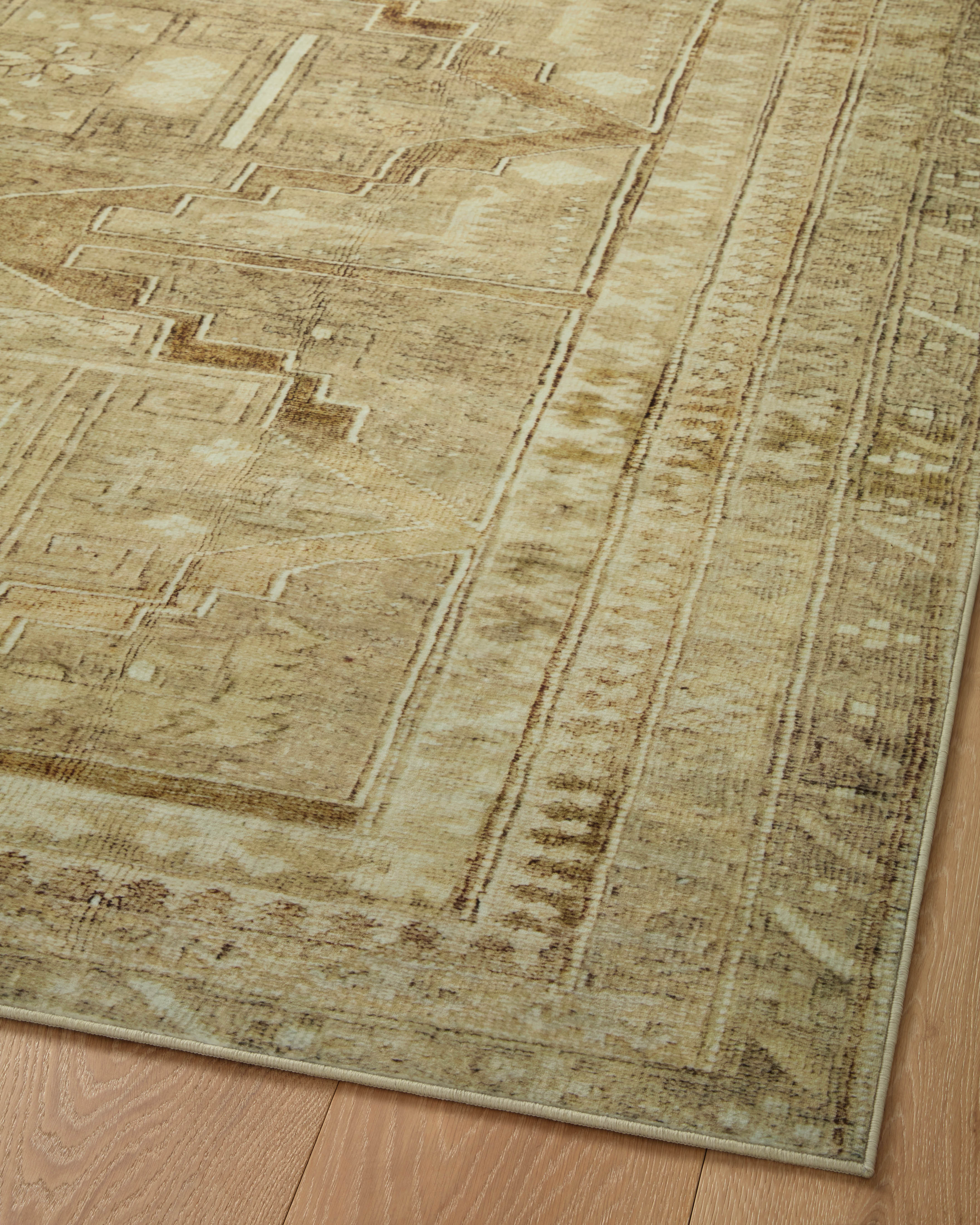 Joanna Gaines x Loloi Sinclair Khaki / Tobacco Rug RUGS - synthetic Loloi