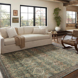 Joanna Gaines x Loloi Sinclair Turquoise / Multi Rug RUGS - synthetic Loloi
