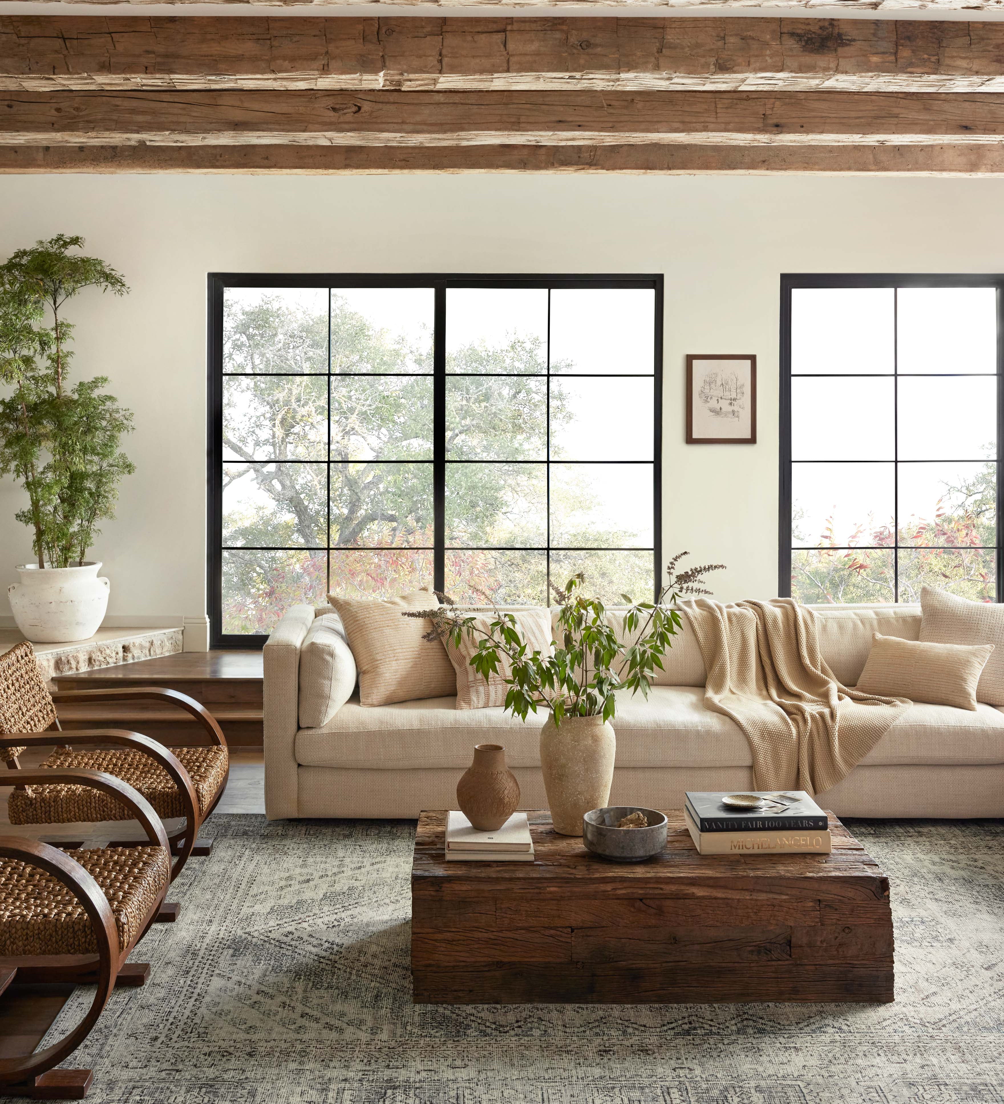 Joanna Gaines x Loloi Sinclair Natural / Sage Rug RUGS - synthetic Loloi