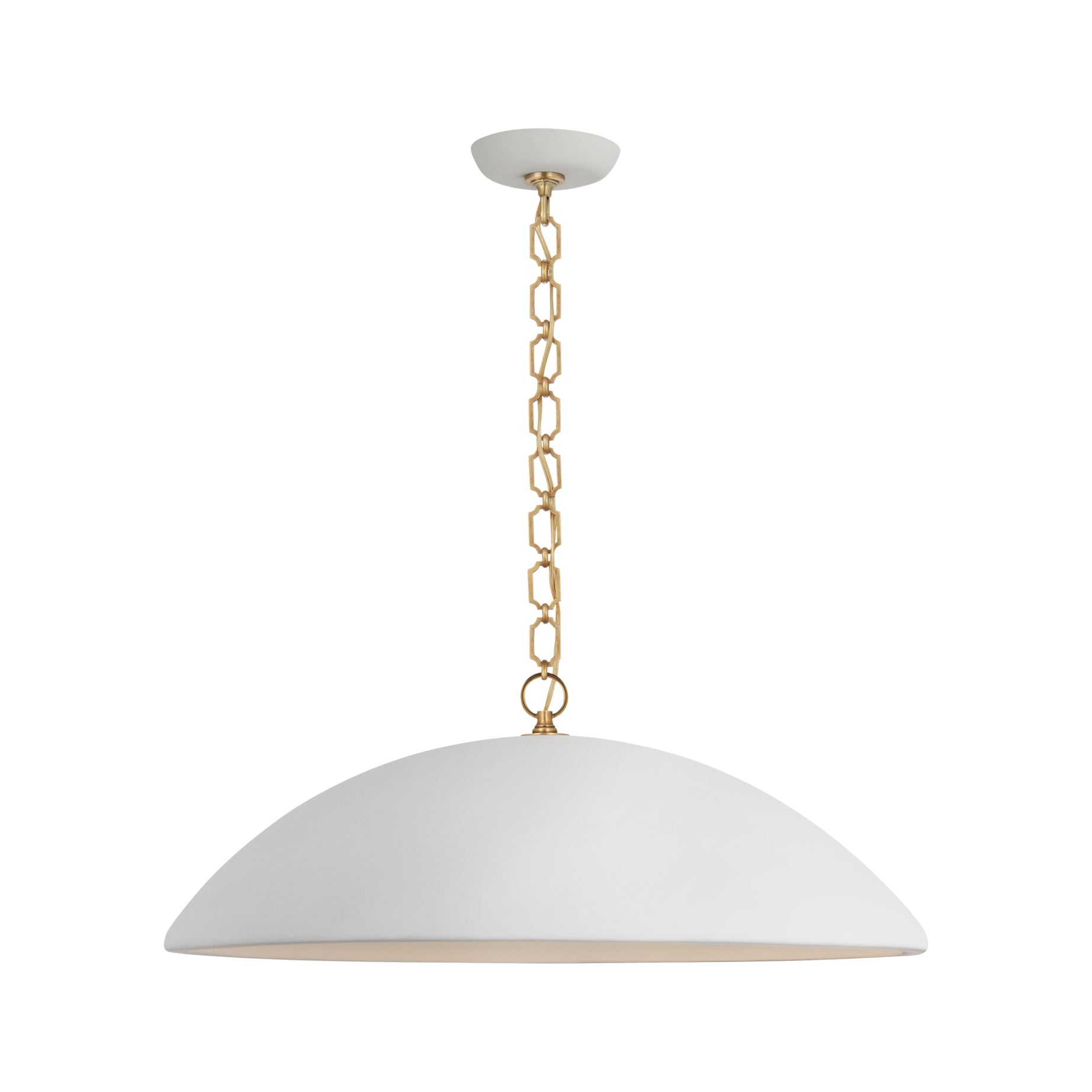 Elliot Grande Pendant LIGHTING - pendant Visual Comfort - Signature Matte White