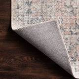 Loloi Skye Blush / Grey Oval Rug RUGS - synthetic Loloi