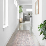 Loloi Skye Grey / Apricot Oval Rug RUGS - synthetic Loloi