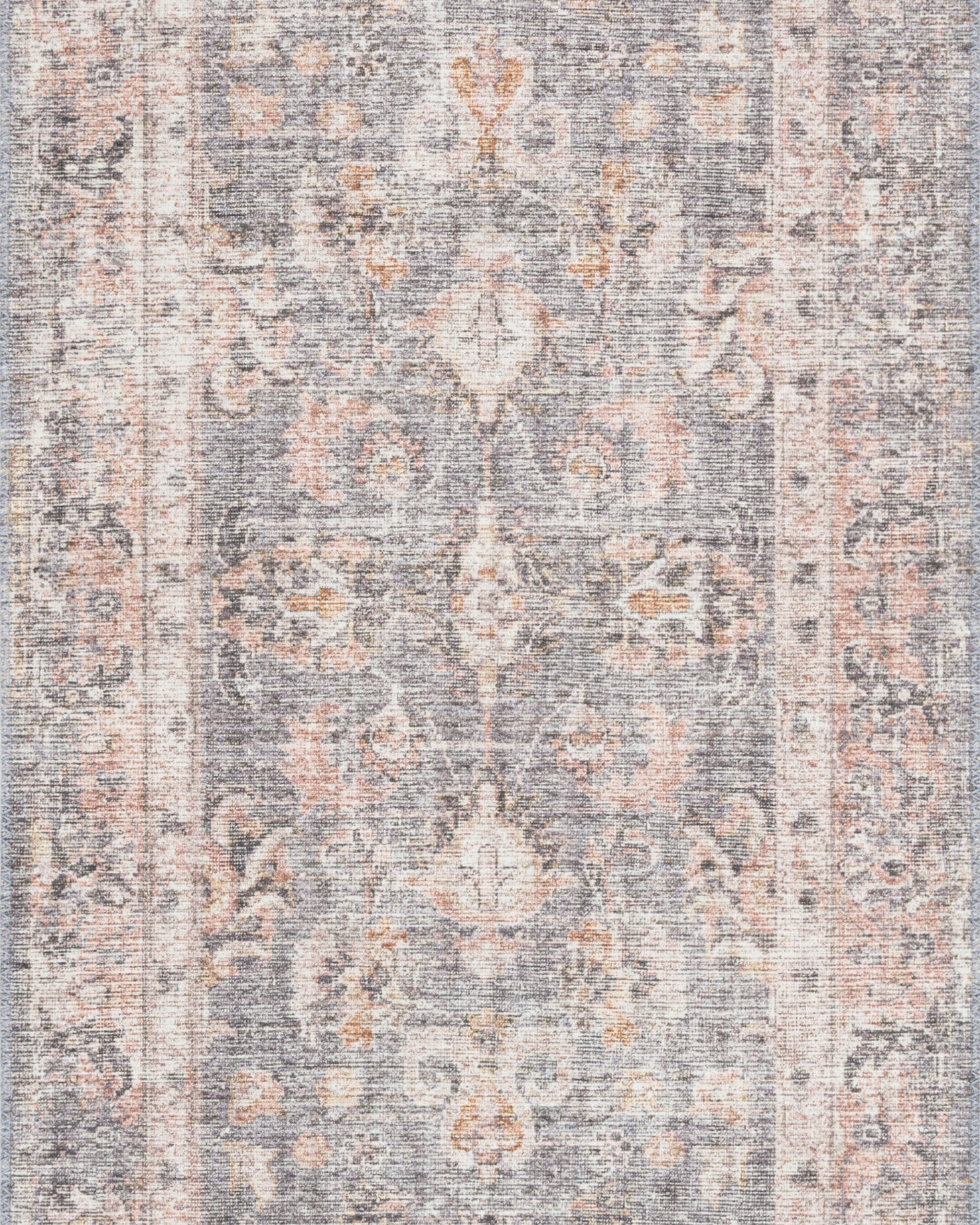Loloi Skye Grey / Apricot RUGS - patterned Loloi
