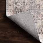 Loloi Skye Grey / Apricot Oval Rug RUGS - synthetic Loloi