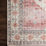 Loloi Skye Ivory / Berry Oval Rug RUGS - synthetic Loloi