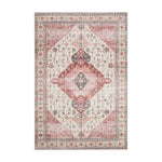 Loloi Skye Ivory / Berry Oval Rug RUGS - synthetic Loloi 7' x 9' Oval