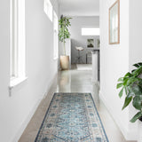 Loloi Skye Denim / Natural Oval Rug RUGS - synthetic Loloi