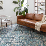 Loloi Skye Denim / Natural Oval Rug RUGS - synthetic Loloi