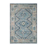 Loloi Skye Denim / Natural Oval Rug RUGS - synthetic Loloi 7' x 9' Oval