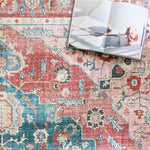 Loloi Skye Brick / Ocean Oval Rug RUGS - synthetic Loloi