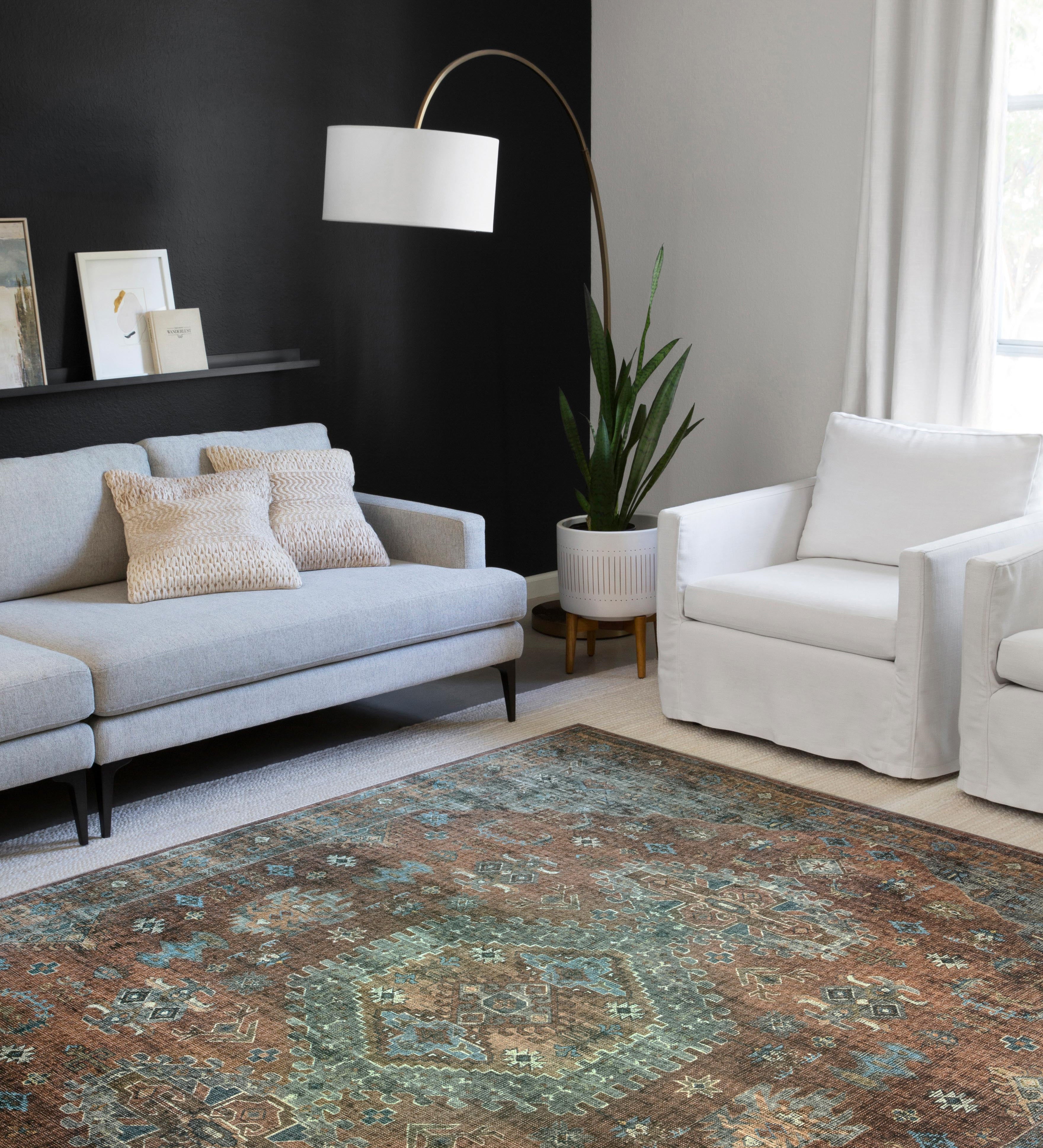 Loloi Skye Terracotta / Sky Rug RUGS - synthetic Loloi