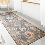 Loloi Skye Sea / Rust Rug RUGS - synthetic Loloi