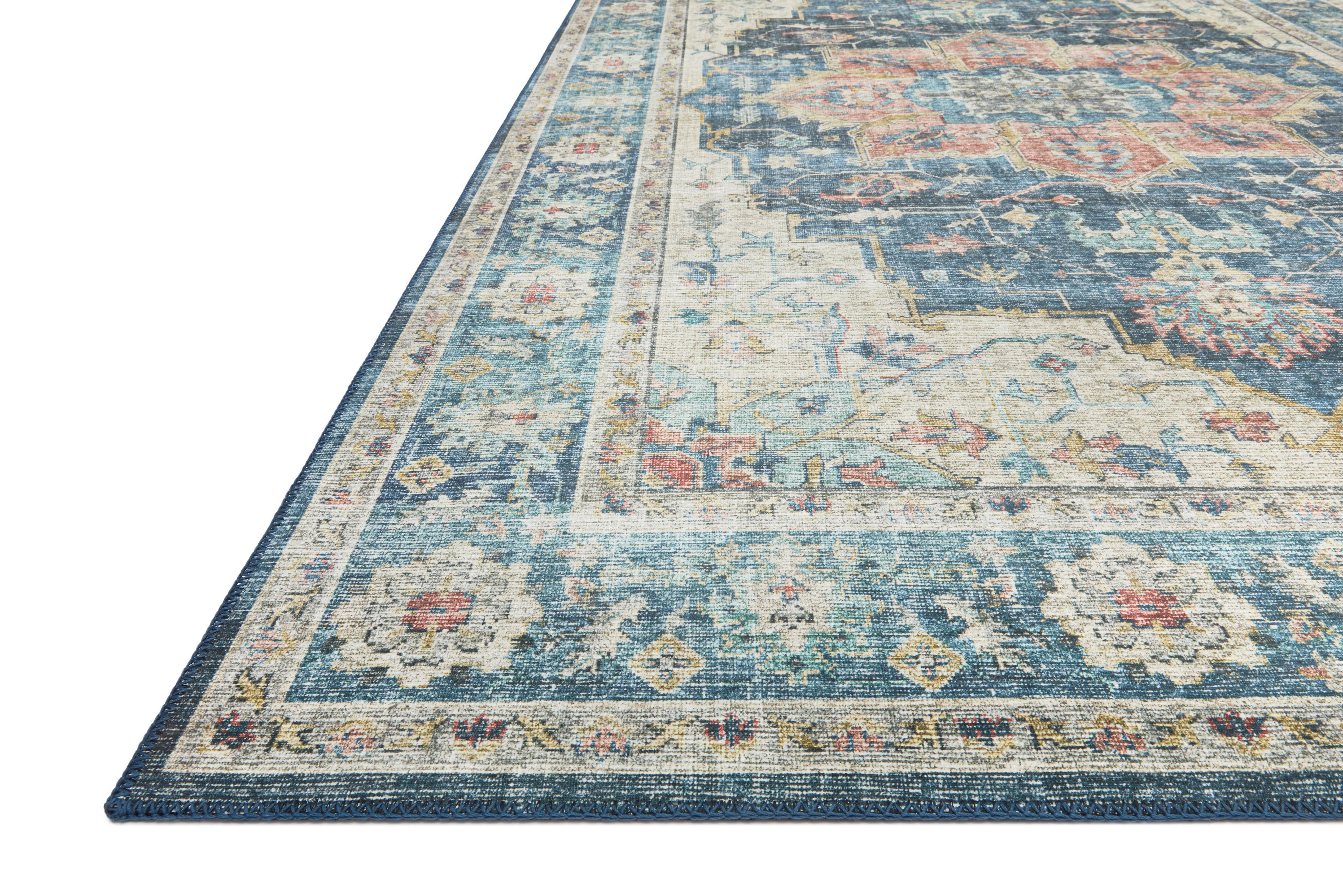 Loloi Skye Ocean / Multi Oval Rug RUGS - synthetic Loloi