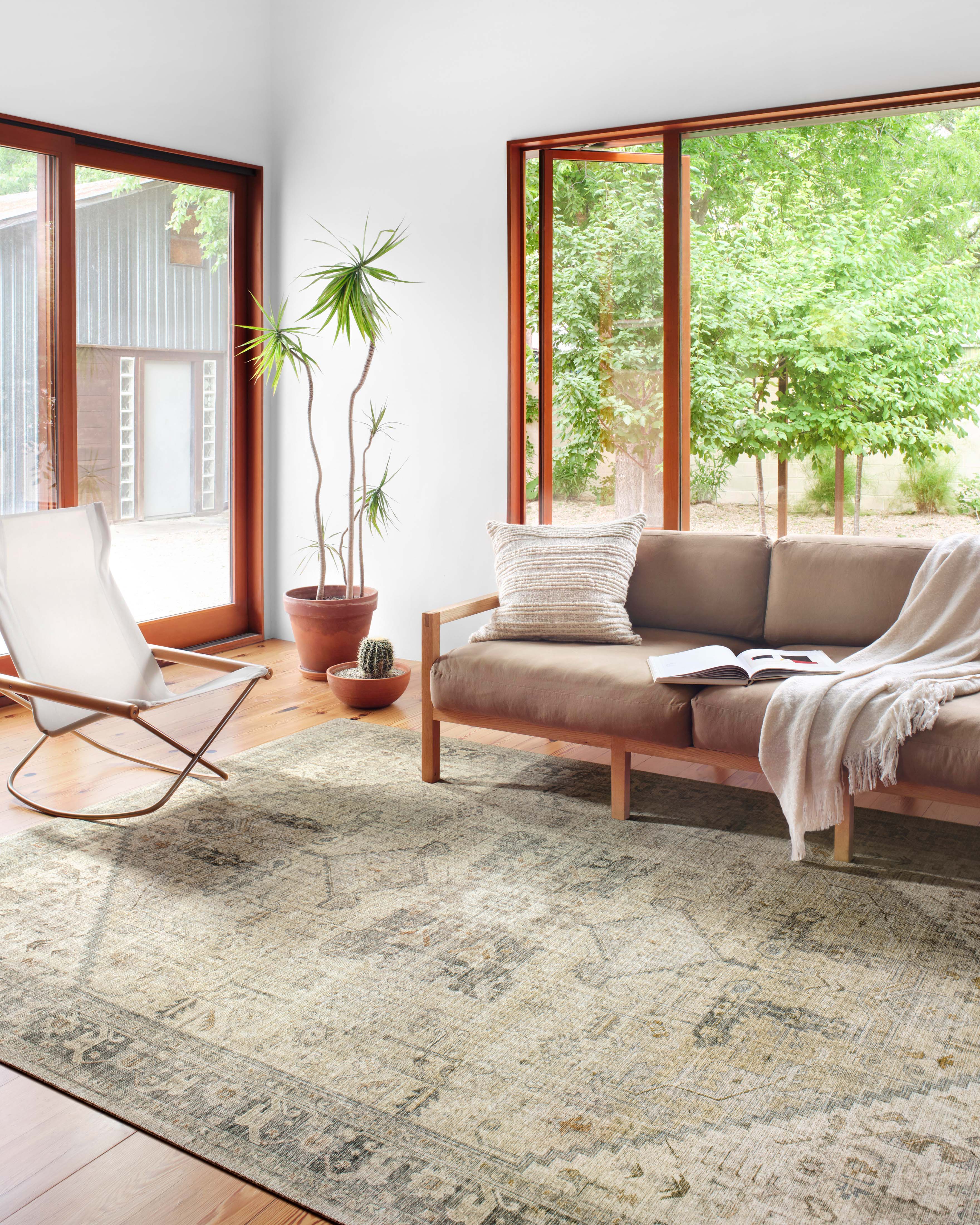 Loloi Skye Natural / Sand Oval Rug RUGS - synthetic Loloi