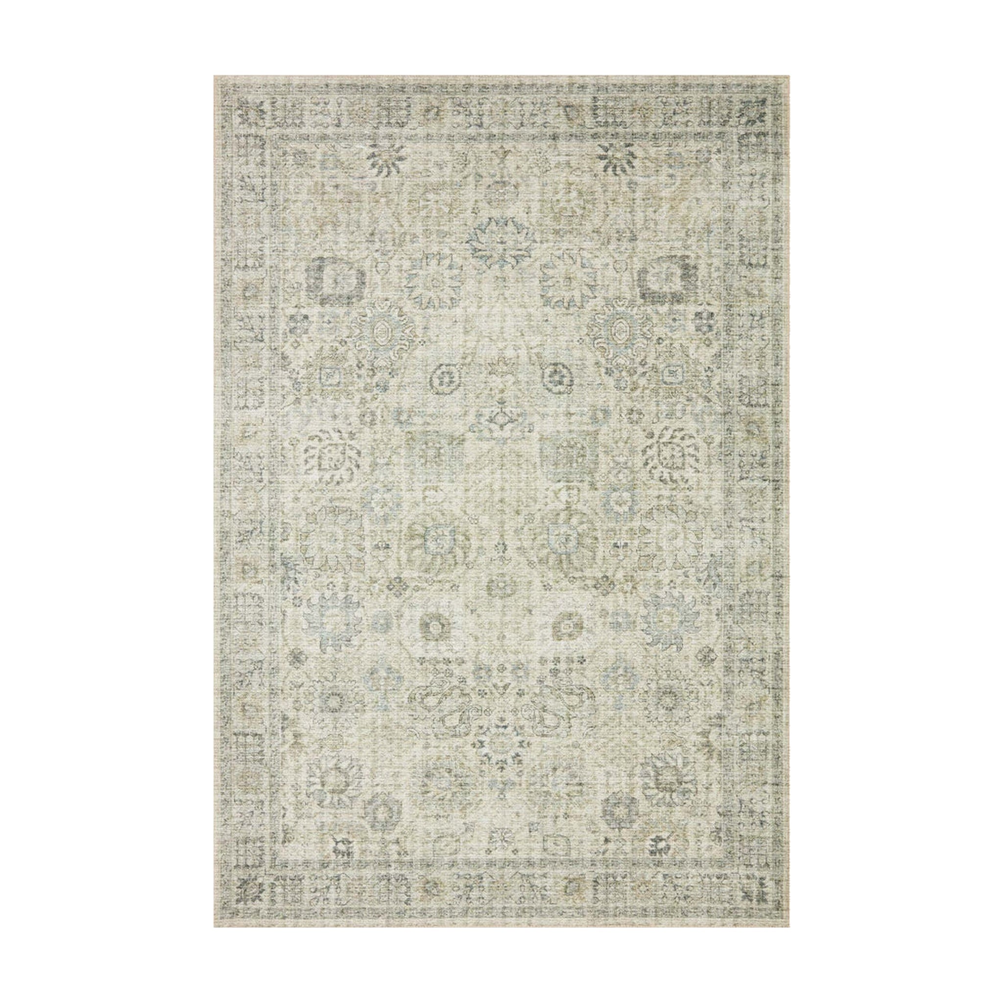 Loloi Skye Natural / Sage Oval Rug RUGS - synthetic Loloi 7' x 9' Oval