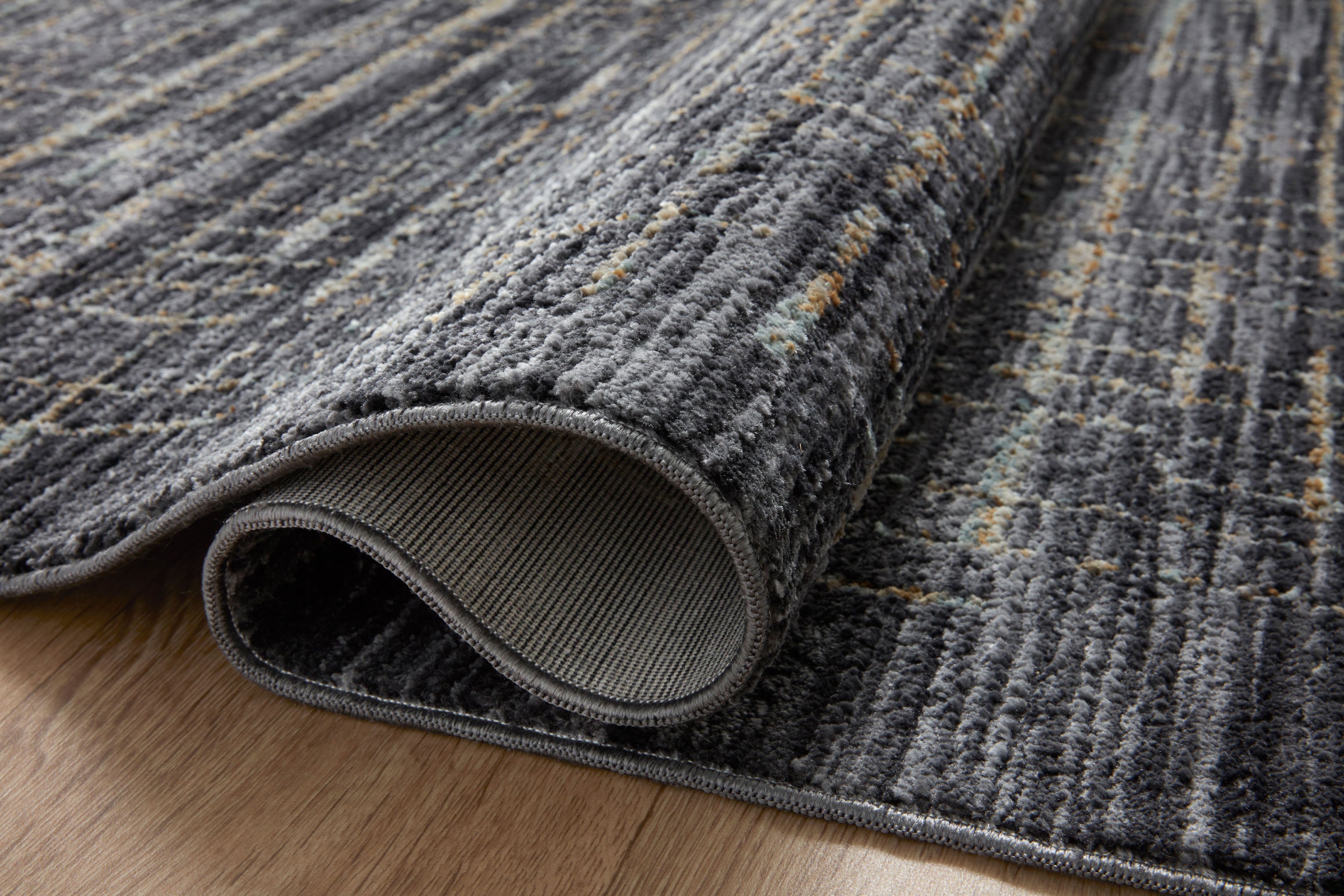 Loloi Soho Onyx / Silver Rug RUGS - synthetic Loloi