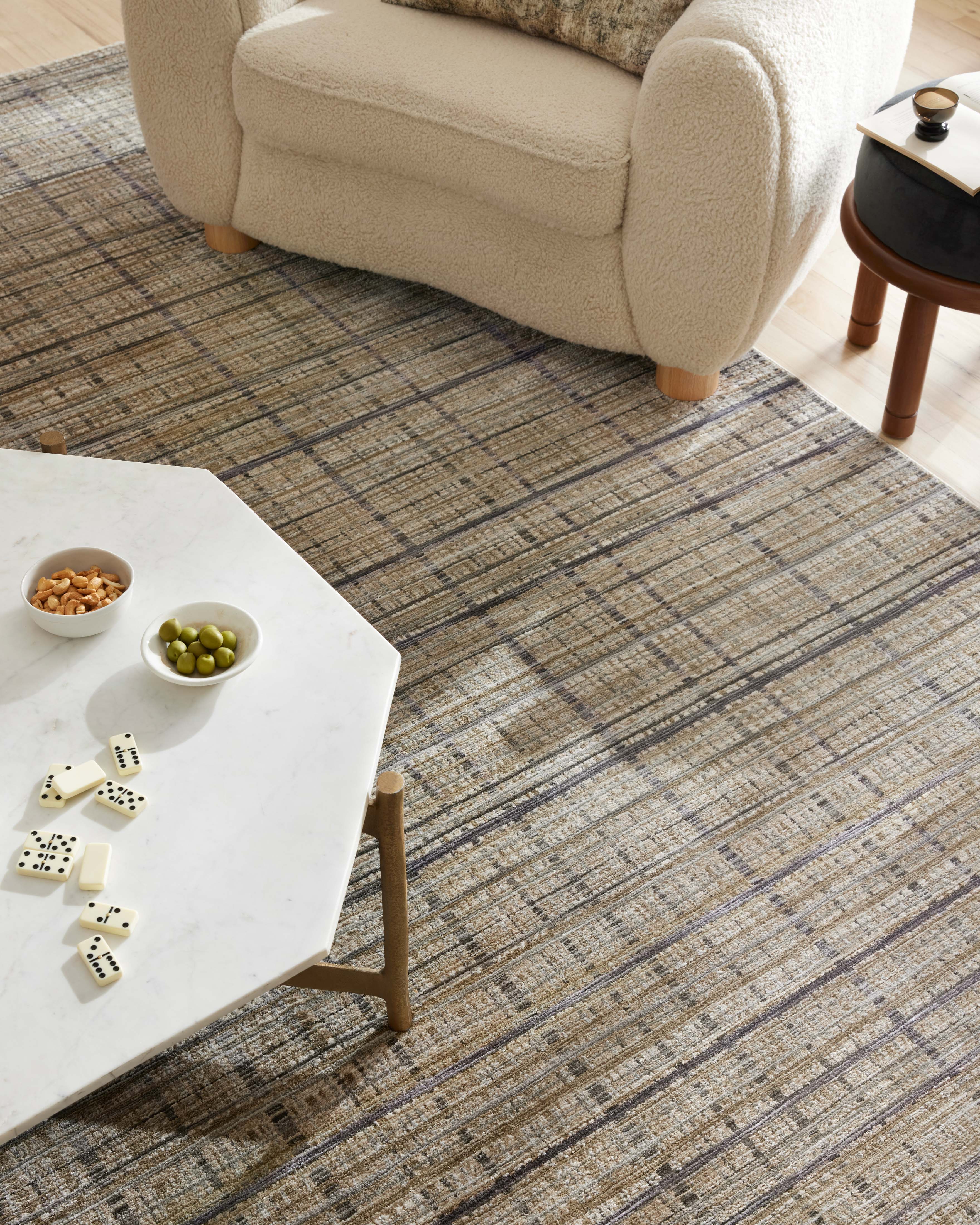 Loloi Soho Pebble / Charcoal Rug RUGS - synthetic Loloi