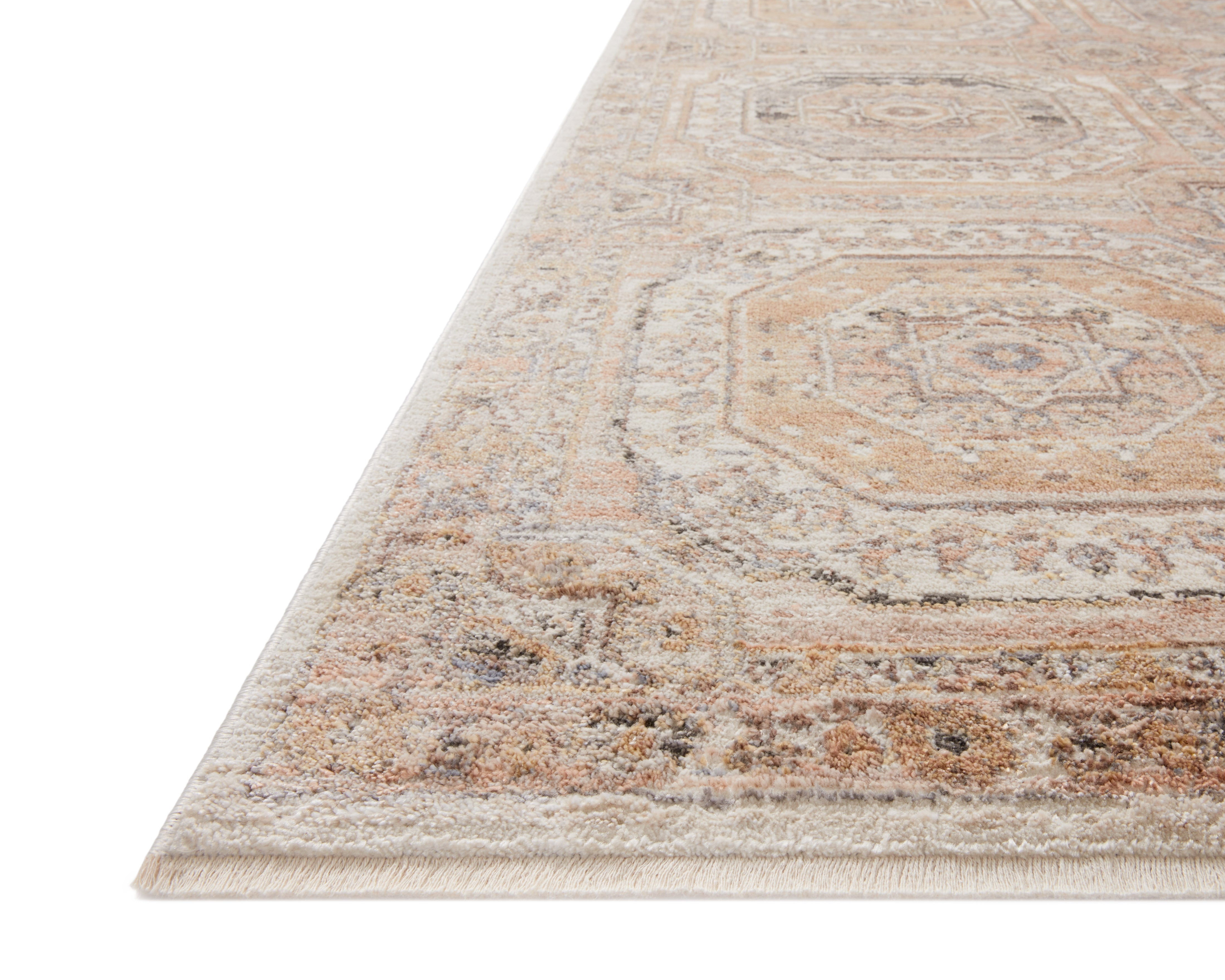 Loloi Sonnet Apricot / Multi Rug RUGS - synthetic Loloi
