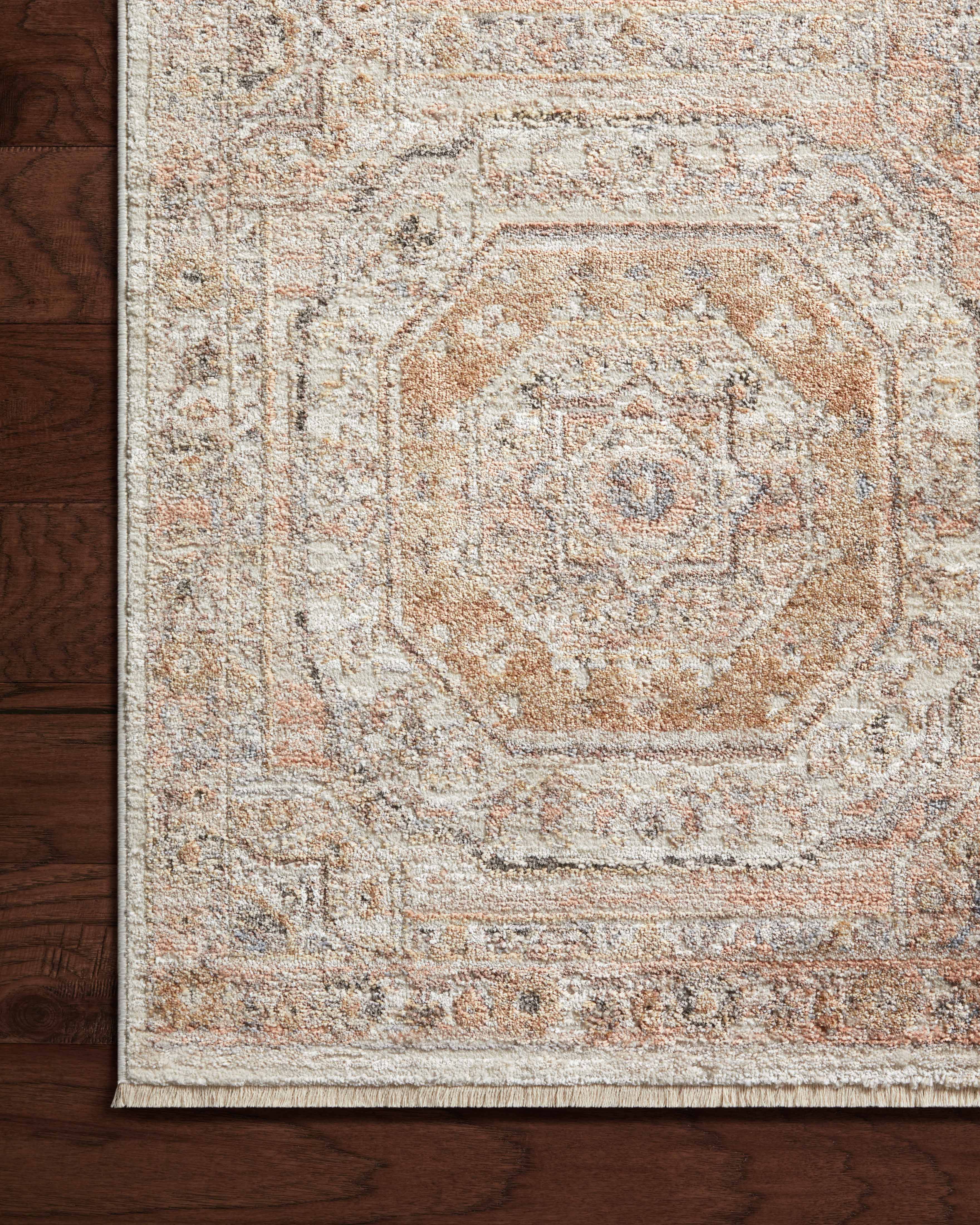 Loloi Sonnet Apricot / Multi Rug RUGS - synthetic Loloi