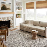 Loloi Sorrento Mist / Charcoal Rug RUGS - synthetic Loloi