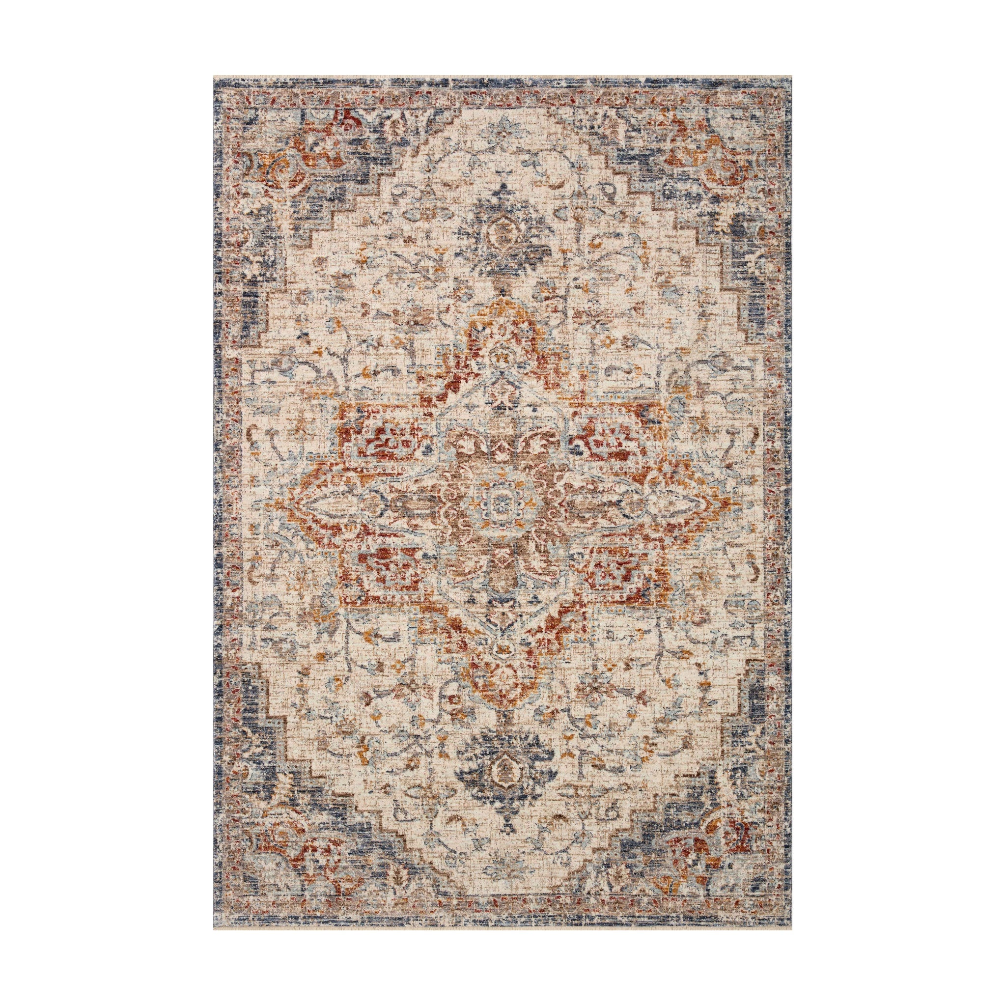Loloi Sorrento Ivory / Fiesta Rug RUGS - synthetic Loloi 18" x 18"