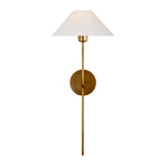 Hackney 25" Tail Sconce LIGHTING - sconce Visual Comfort Hand-Rubbed Antique Brass
