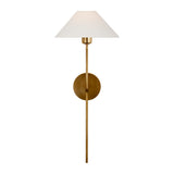 Hackney 25" Tail Sconce LIGHTING - sconce Visual Comfort Hand-Rubbed Antique Brass