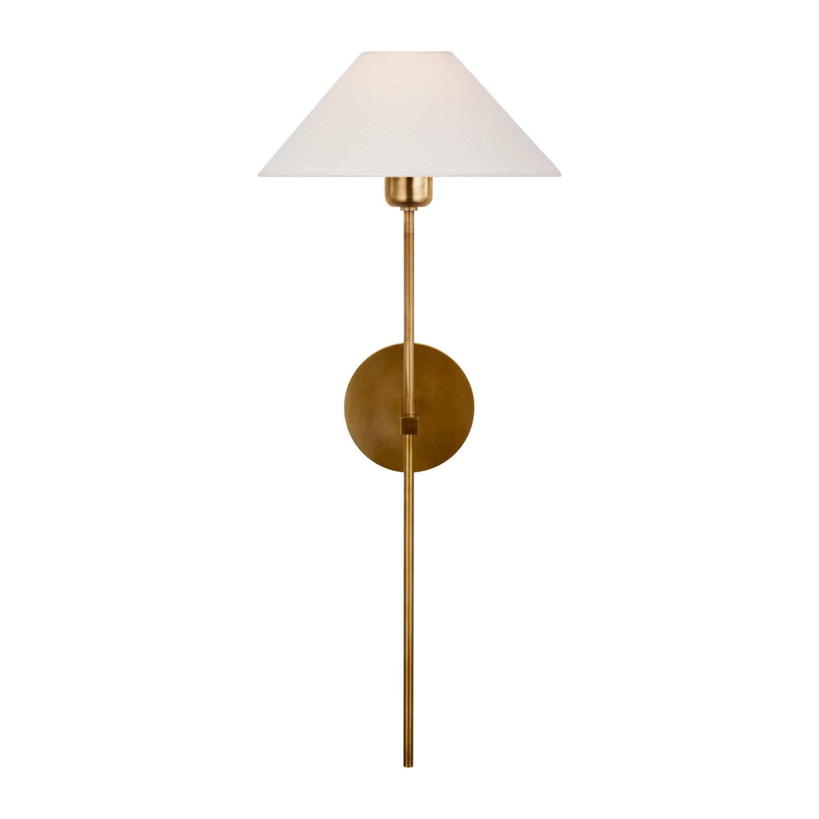 Hackney 25" Tail Sconce LIGHTING - sconce Visual Comfort - Signature Hand-Rubbed Antique Brass