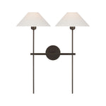 Hackney 25" Double Tail Sconce LIGHTING - sconce Visual Comfort Bronze