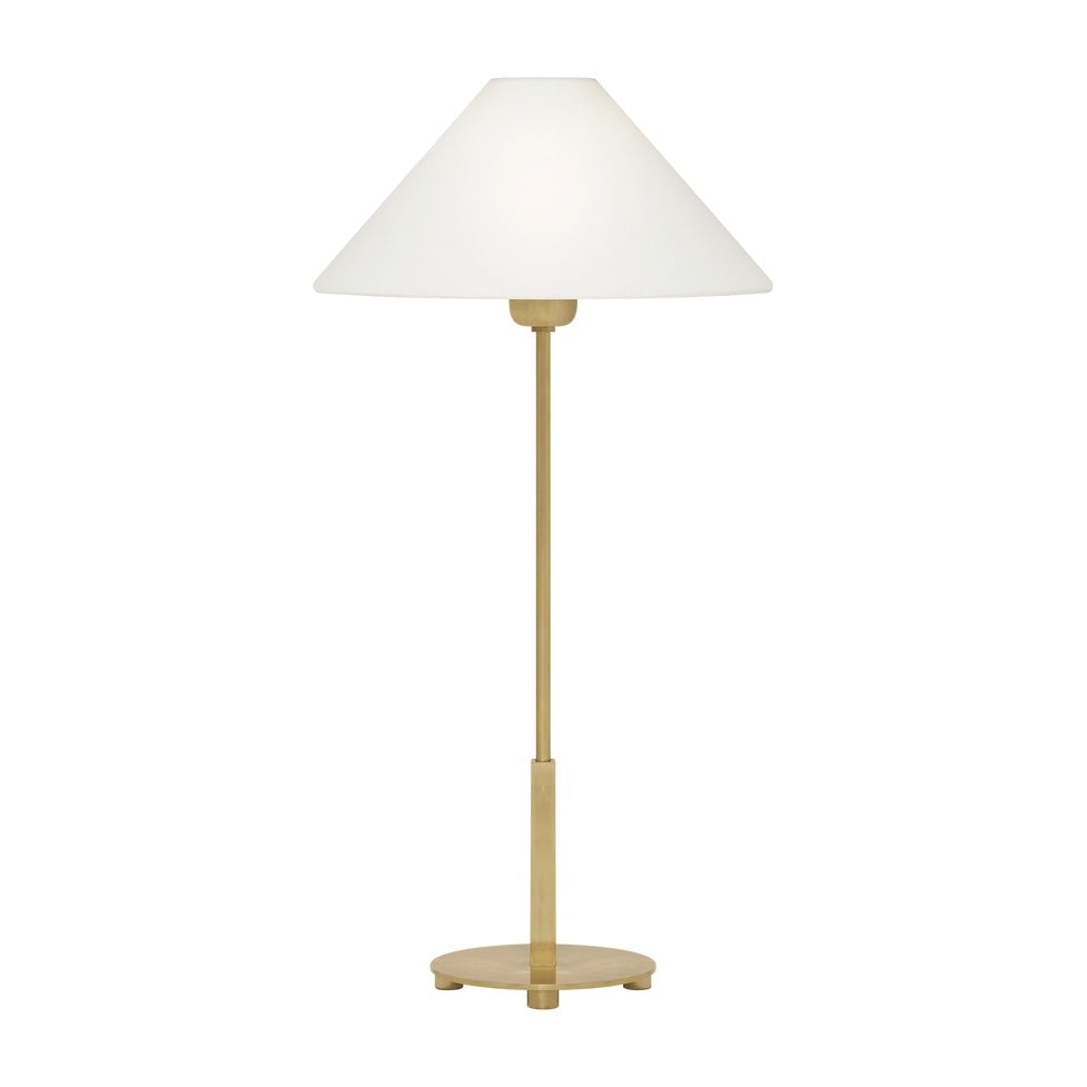 Hackney Table Lamp LIGHTING - table lamp Visual Comfort Hand-Rubbed Antique Brass