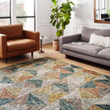 Loloi Spectrum Lagoon / Spice Rug RUGS - wool Loloi