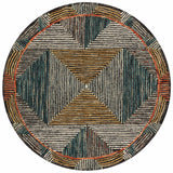 Loloi Spectrum Lagoon / Spice Rug RUGS - wool Loloi
