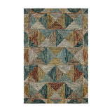 Loloi Spectrum Lagoon / Spice Rug RUGS - wool Loloi 18" x 18"