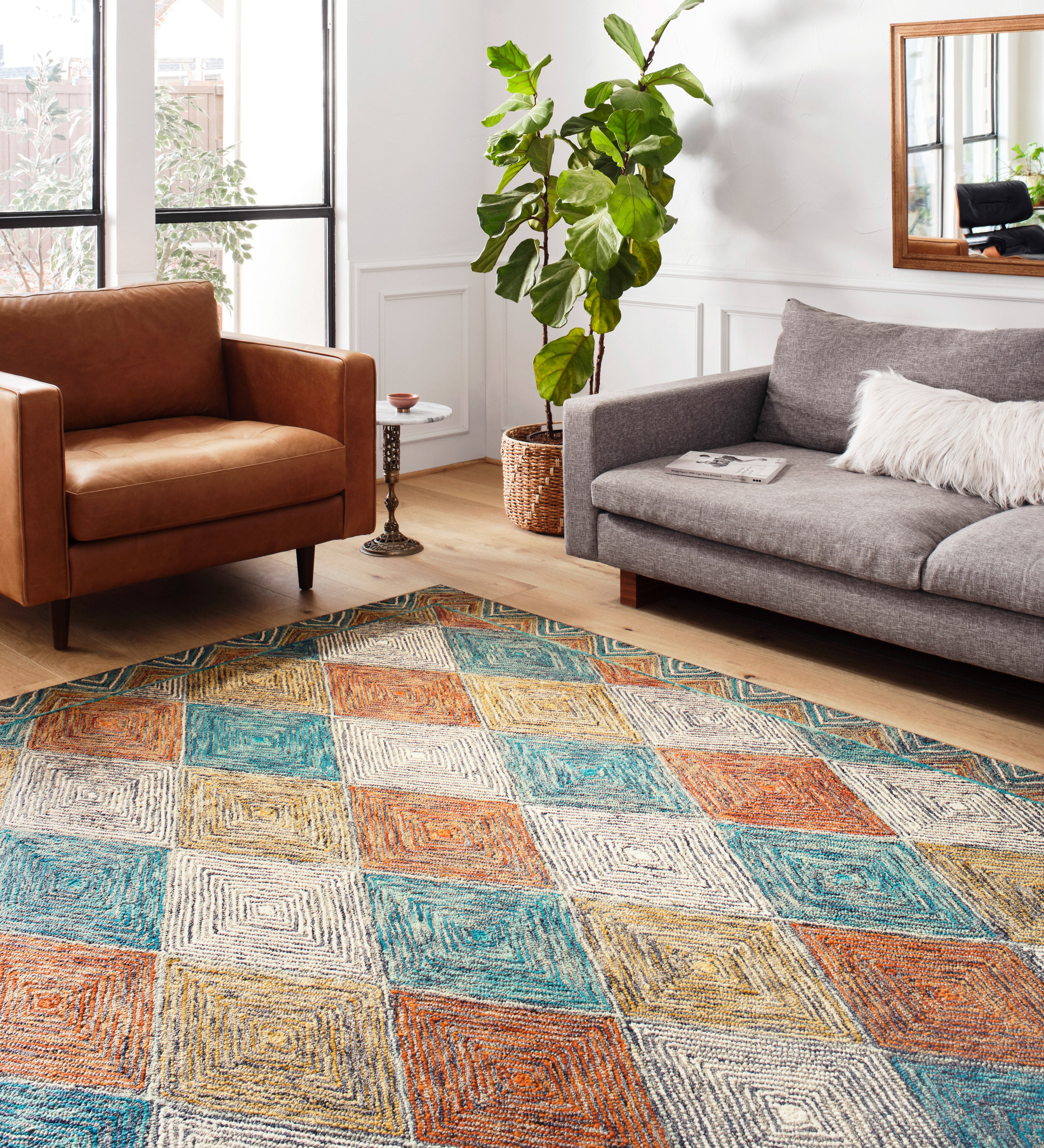 Loloi Spectrum Sunset / Ocean Rug RUGS - wool Loloi