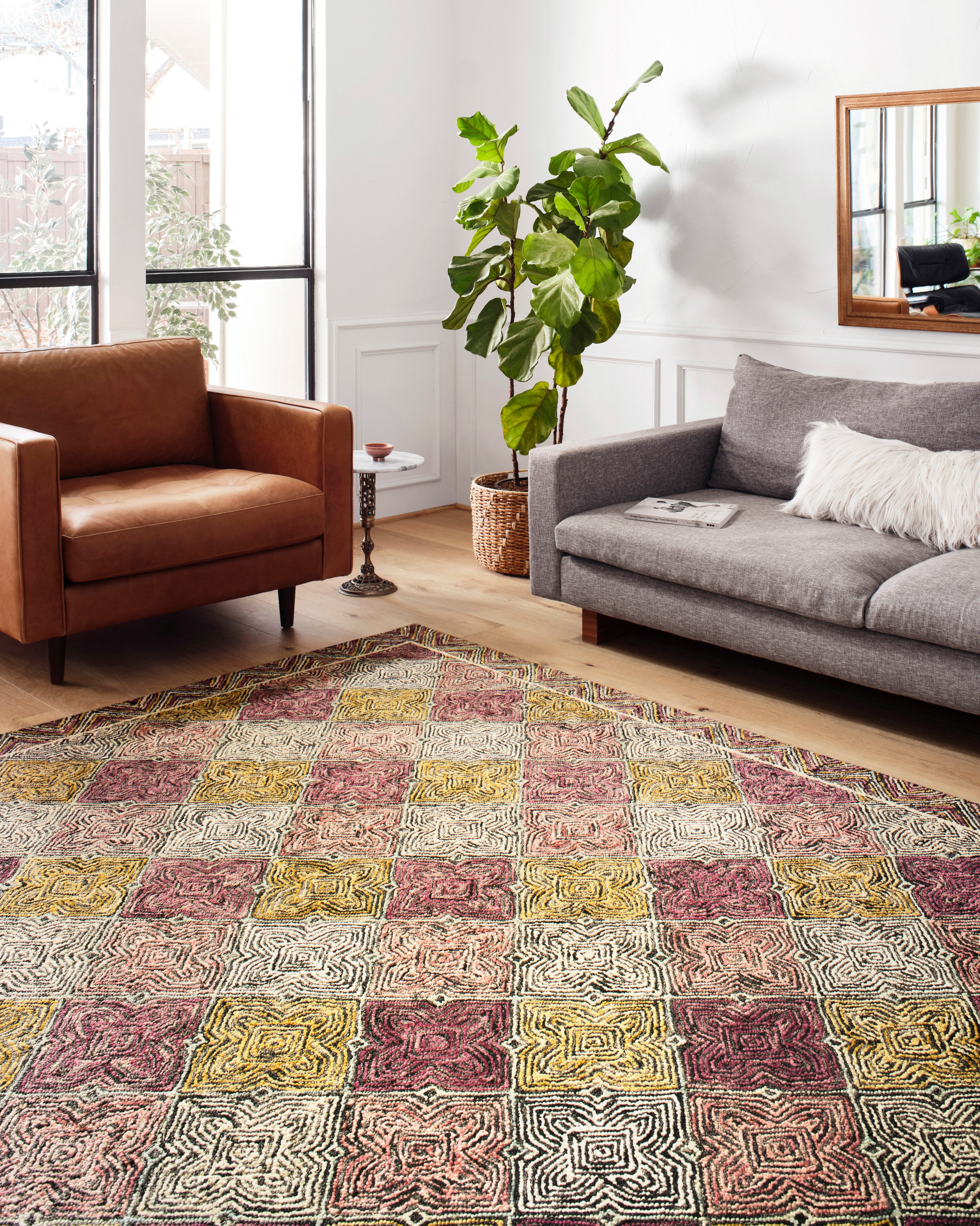 Loloi Spectrum Charcoal / Multi Rug RUGS - wool Loloi