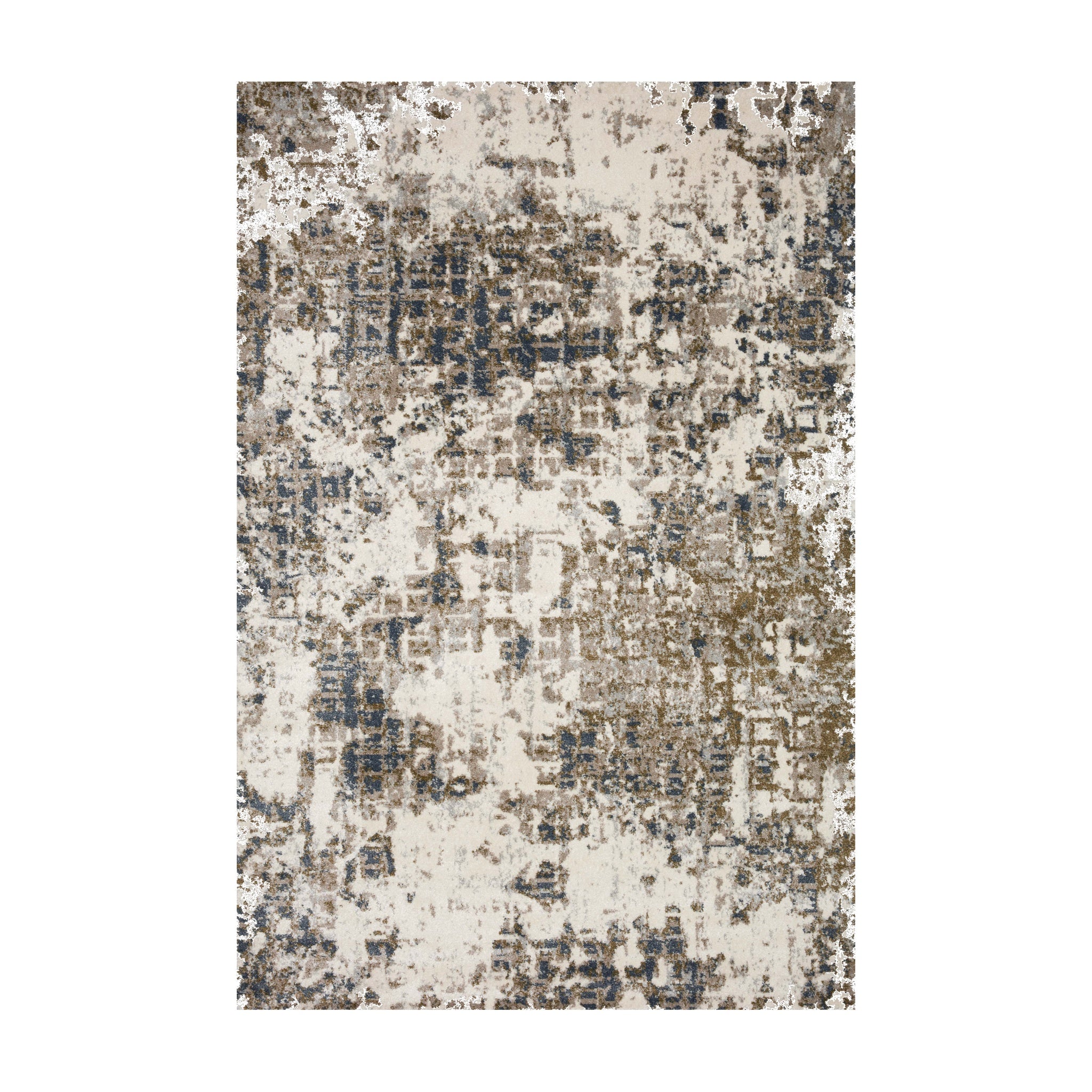 Loloi Spirit Pewter / Olive Rug Loloi 18" x 18"