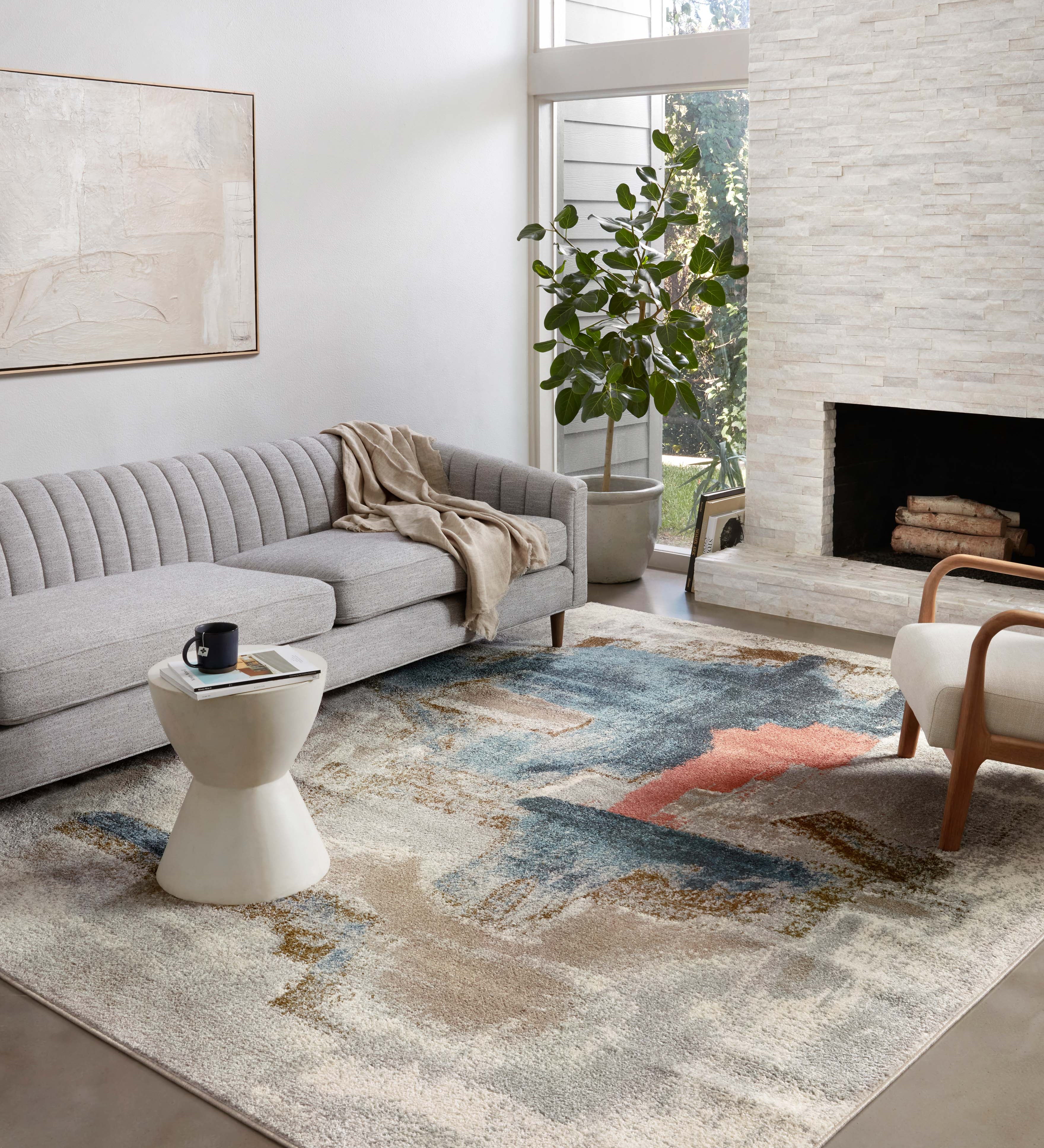 Loloi Spirit Stone / Multi Rug RUGS - synthetic Loloi