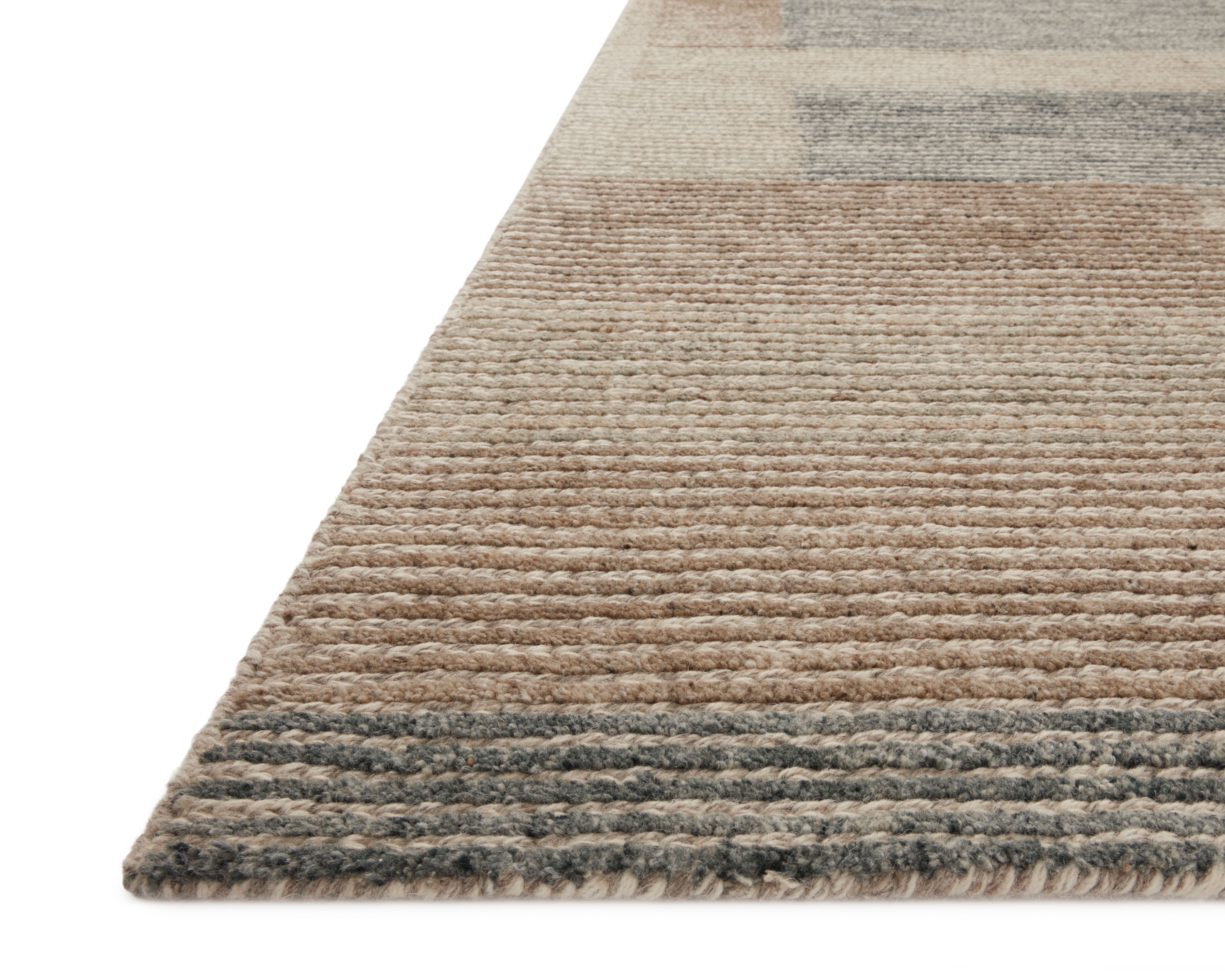 Loloi Stiles Beige / Slate Runner Rug RUGS - wool Loloi
