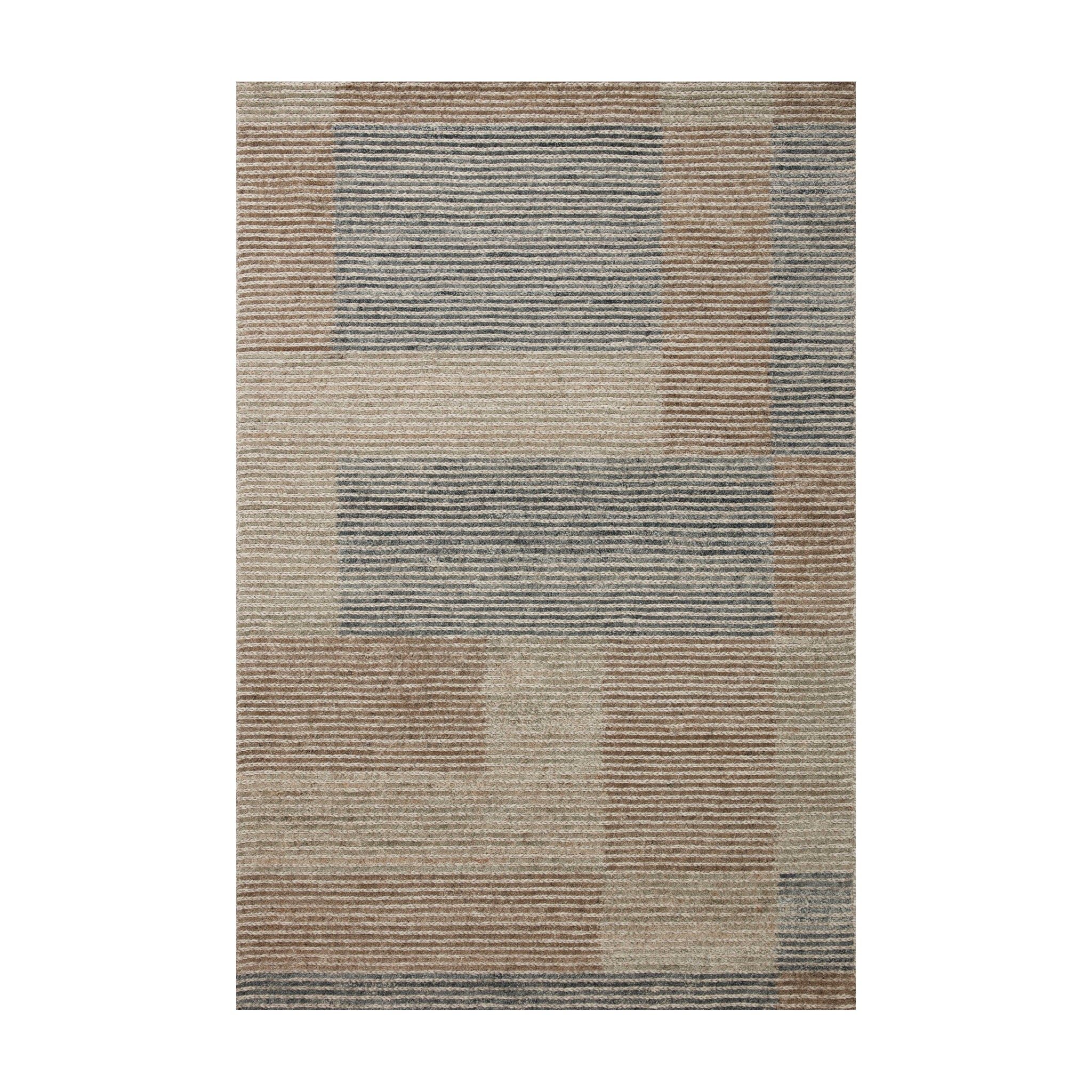 Loloi Stiles Beige / Slate Runner Rug RUGS - wool Loloi 2'6" x 7'6"