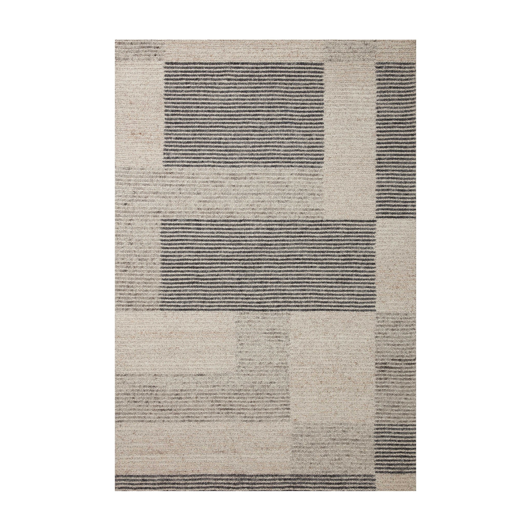 Loloi Stiles Dove / Ink Runner Rug RUGS - wool Loloi 2'6" x 7'6"
