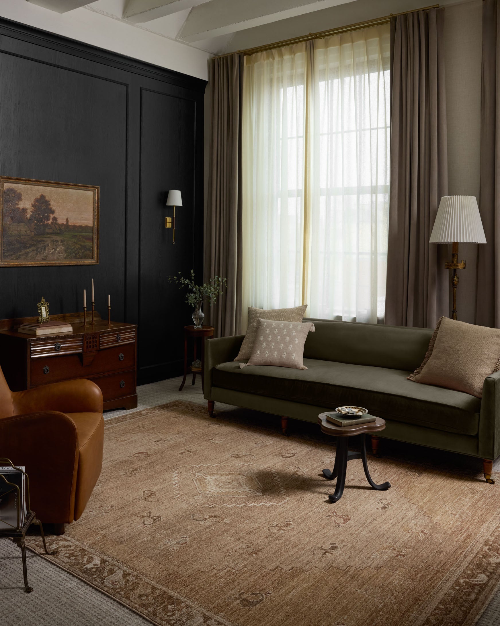 Magnolia Home x Loloi Storrie Spice / Beige Rug - Rug & Weave