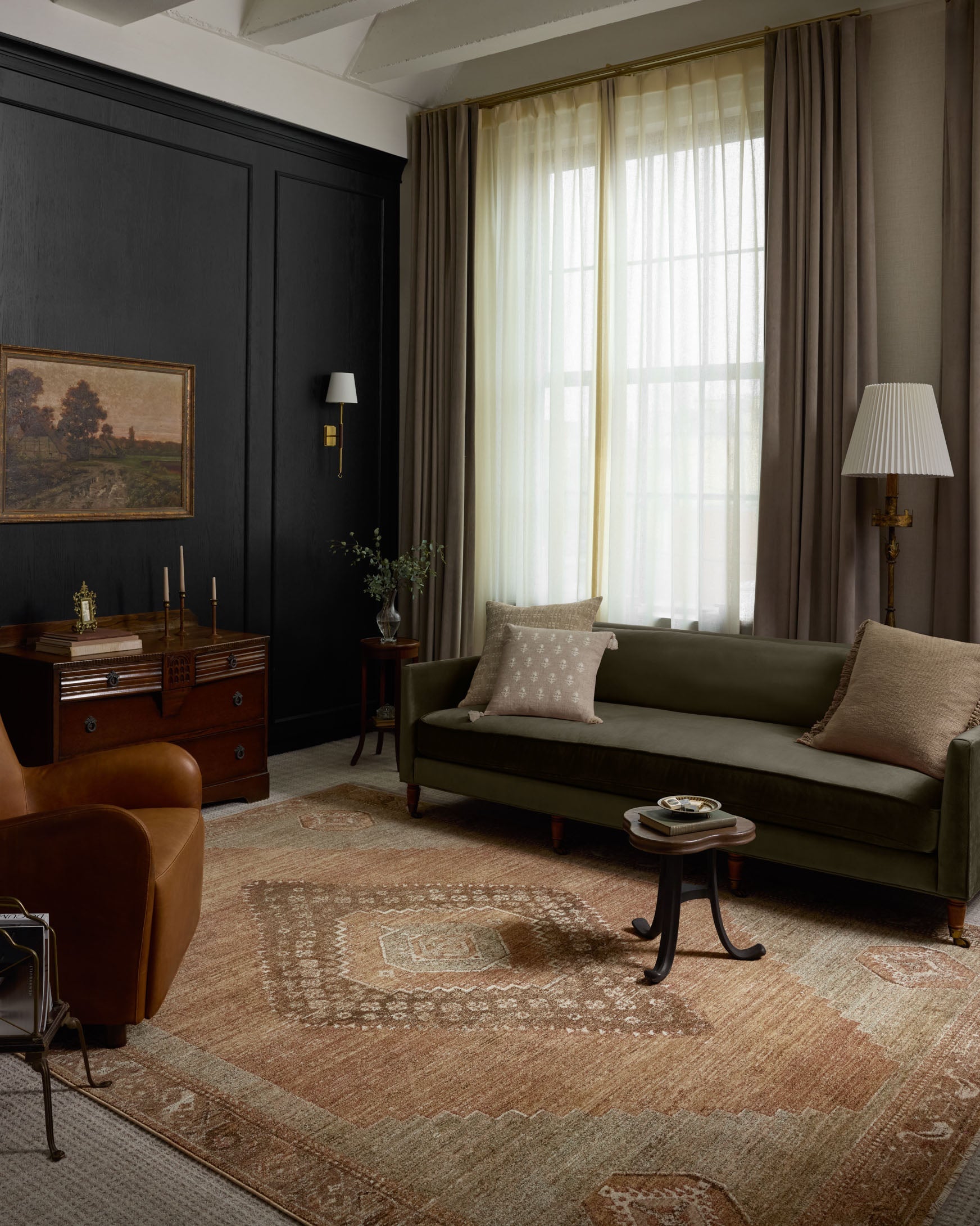 Magnolia Home x Loloi Storrie Brown / Multi Rug - Rug & Weave