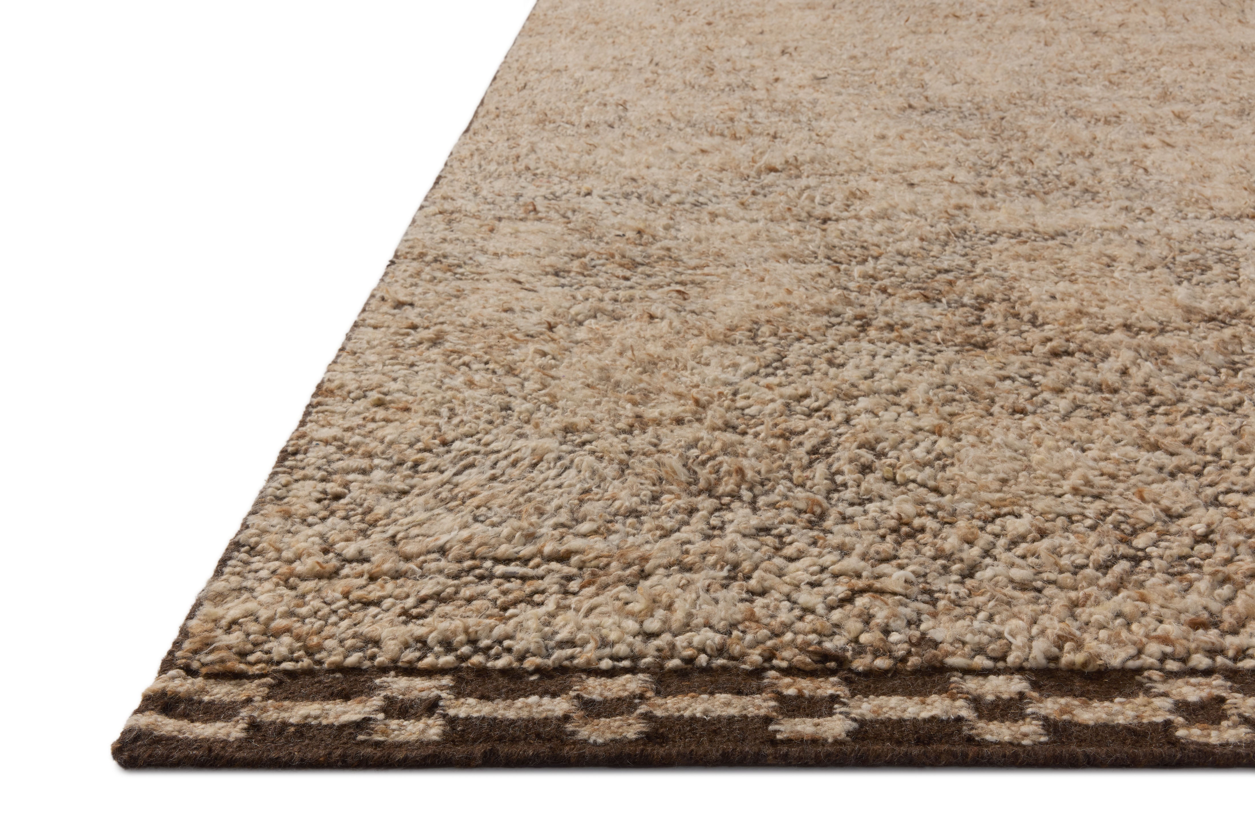 Amber Lewis x Loloi Suki Natural / Bark Rug RUGS - wool Loloi